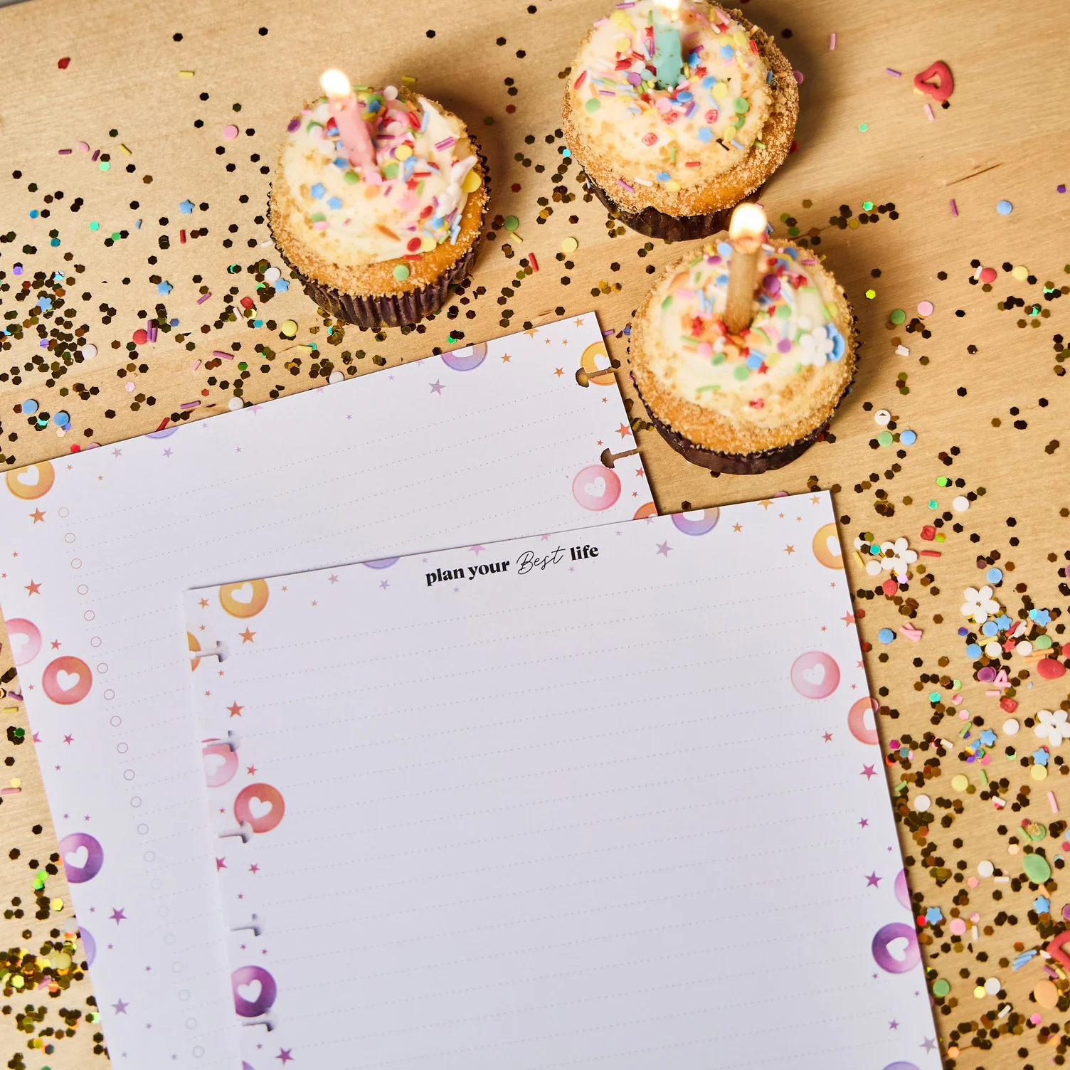 10 Years of Happy - Checklist Classic Filler Paper - 40 Sheets - Image 5