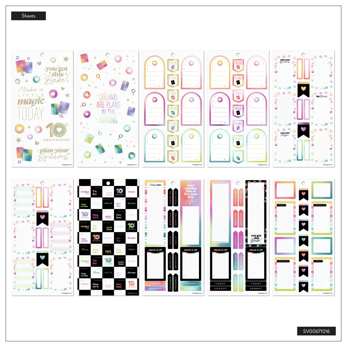 10 Years of Happy - Value Pack Sticker Book - Image 9
