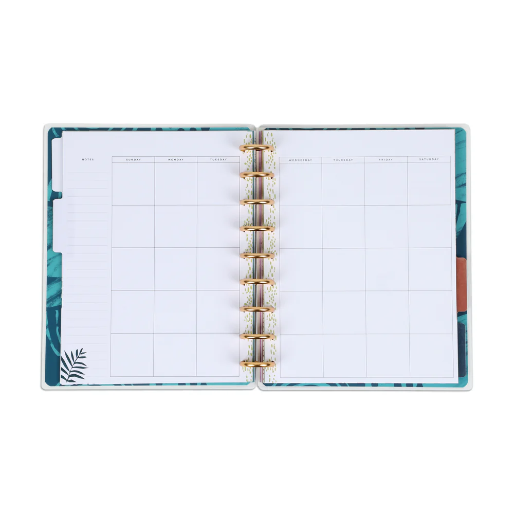 Undated DELUXE Tropical Boho Happy Planner - Classic Daily Layout - 4 Months - Image 5