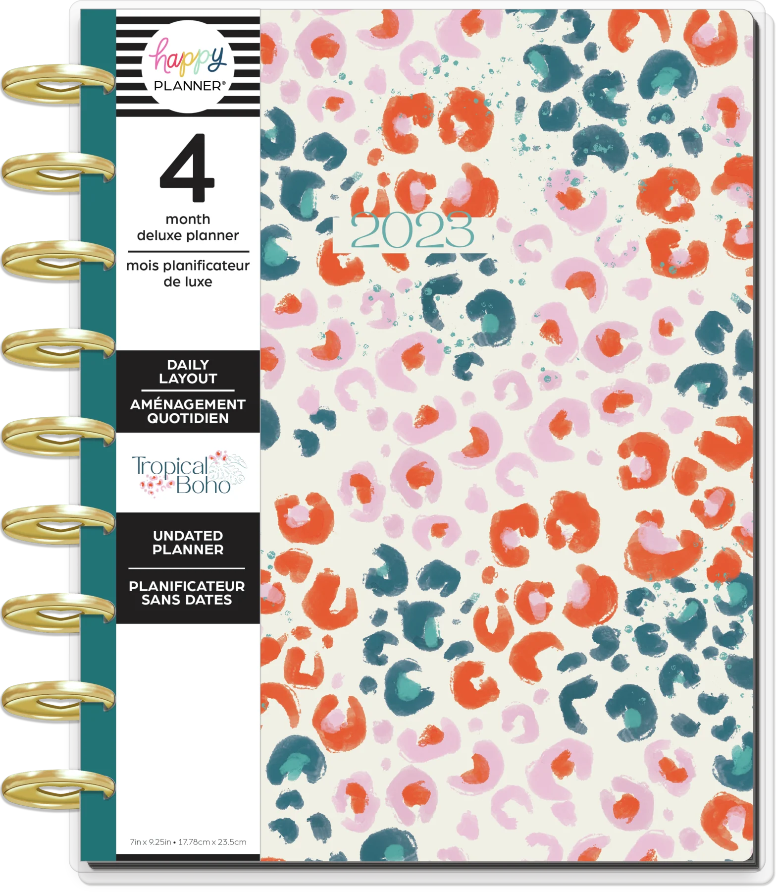 Undated DELUXE Tropical Boho Happy Planner - Classic Daily Layout - 4 Months - Image 8