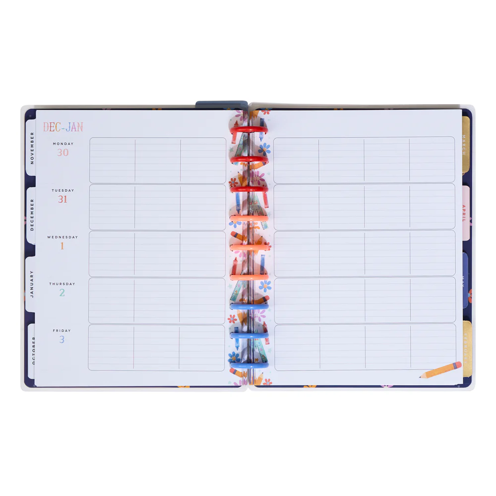 2024 Classroom Brights Teacher Happy Planner Box Kit - Classic Teacher Layout - 12 Months - Image 7