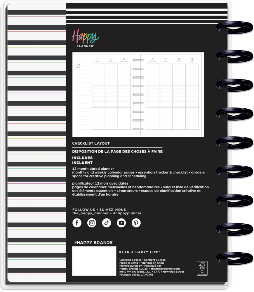2024 Miss Maker Happy Planner - Classic Checklist Layout - 12 Months - Image 13