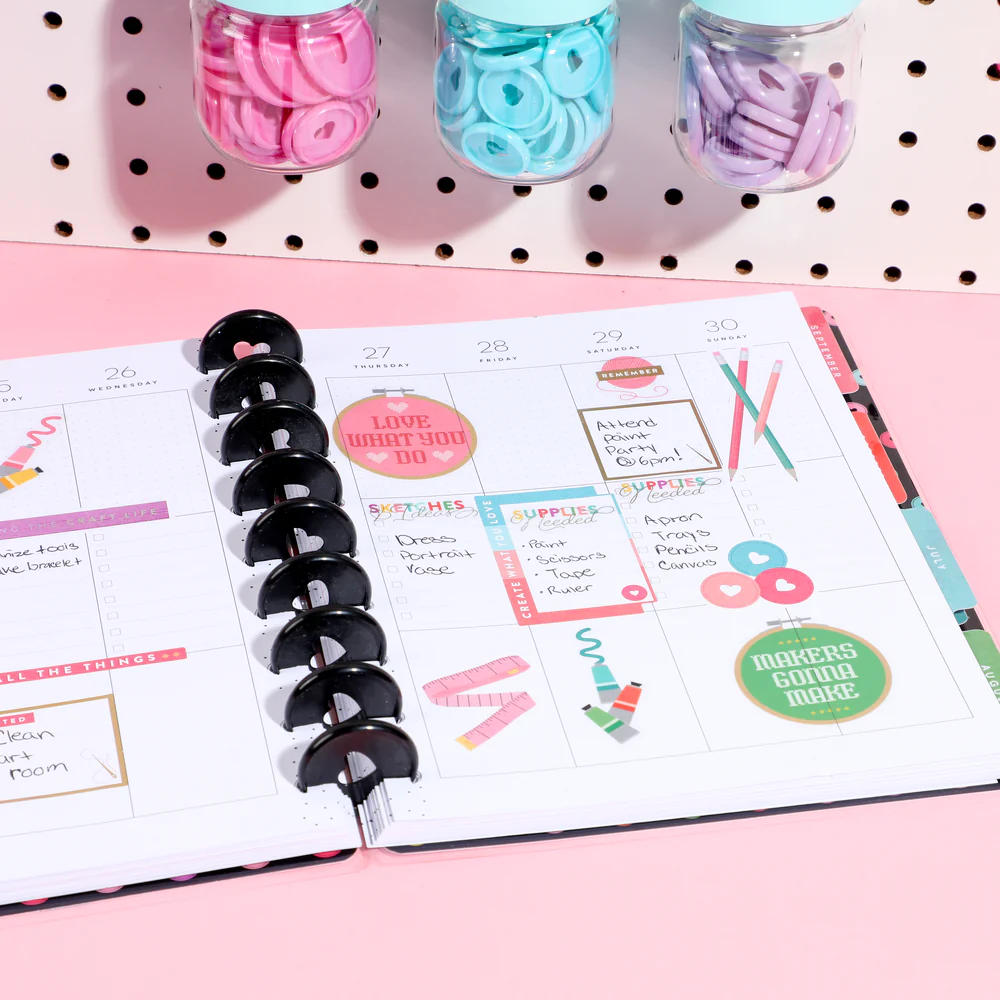 2024 Miss Maker Happy Planner - Classic Checklist Layout - 12 Months - Image 6