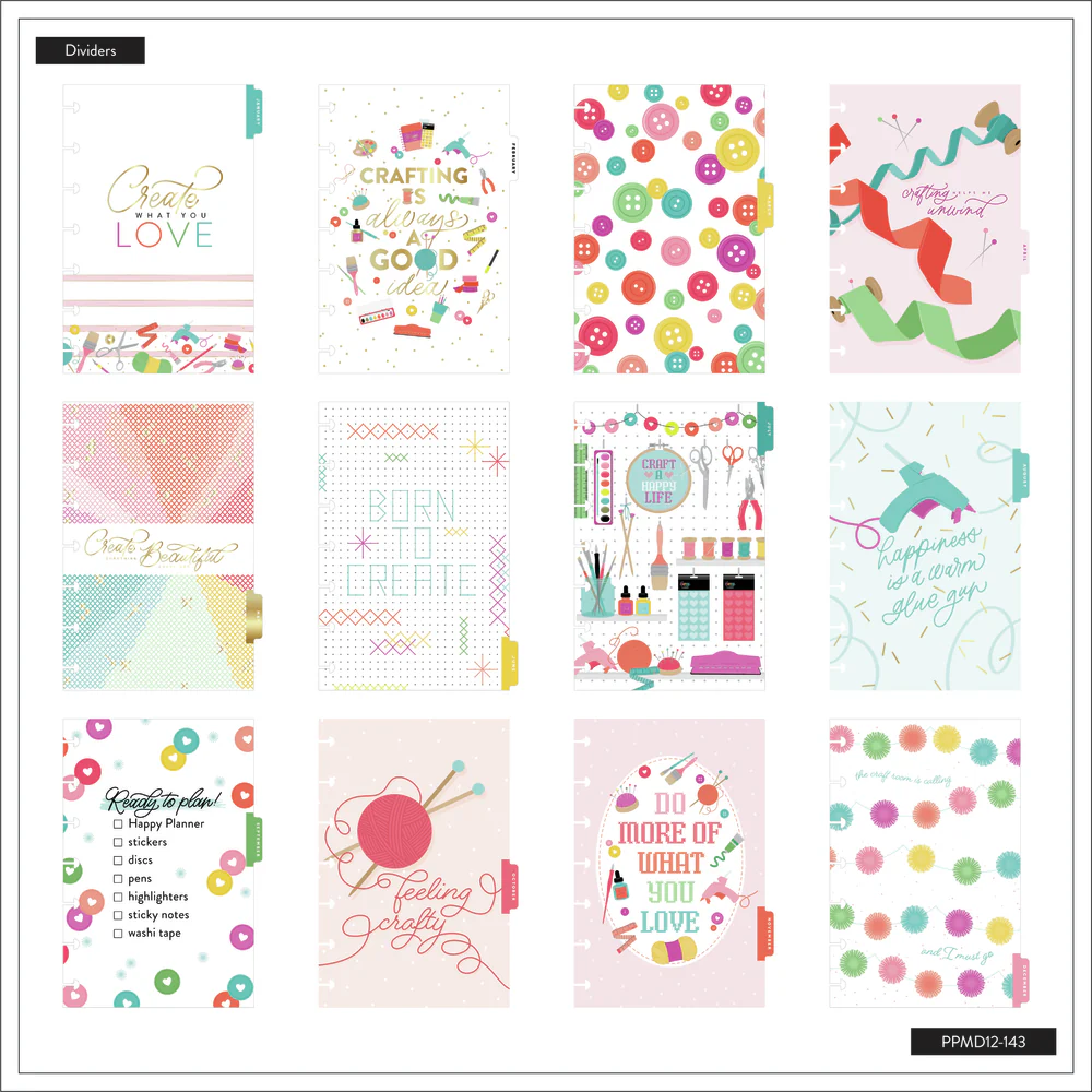 2024 Miss Maker Happy Planner - Mini Dashboard Layout - 12 Months - Image 11