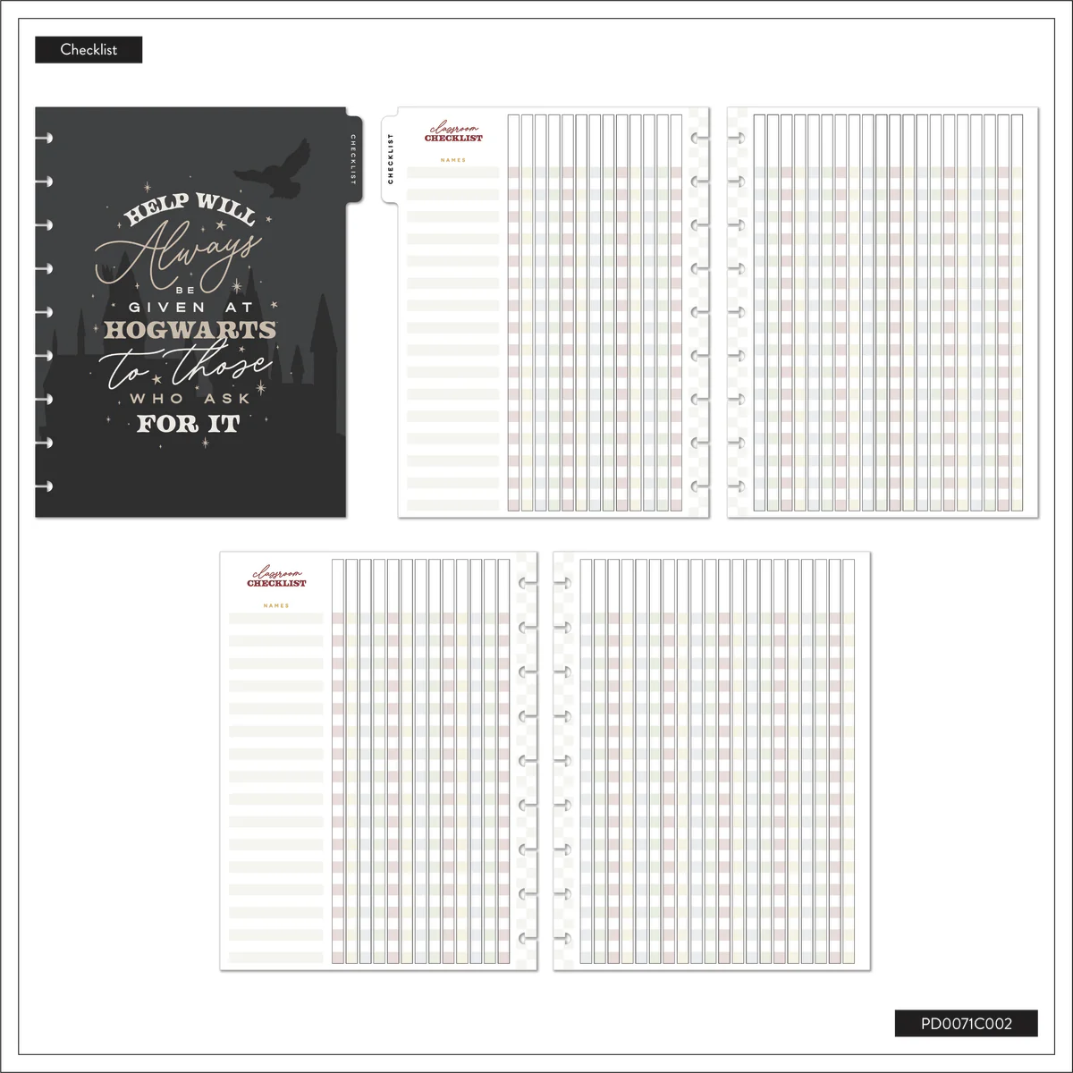 2025–2026 Harry Potter Customizable Teacher Planner - Classic Teacher Layout - 12 Months - Image 21