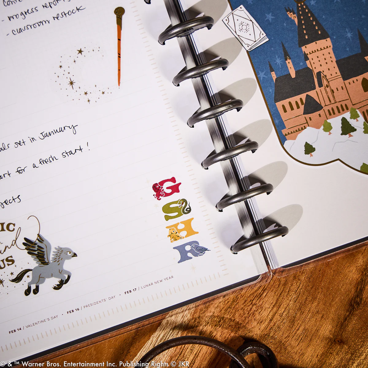 2025–2026 Harry Potter Customizable Teacher Planner - Classic Teacher Layout - 12 Months - Image 8