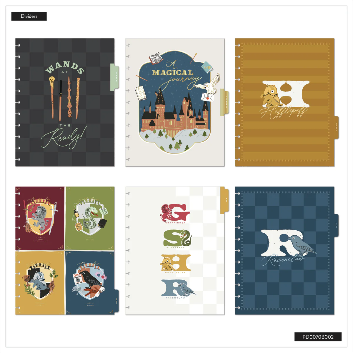 2025–2026 Harry Potter Studies Customizable Teacher Planner - Big Teacher Layout - 12 Months - Image 16