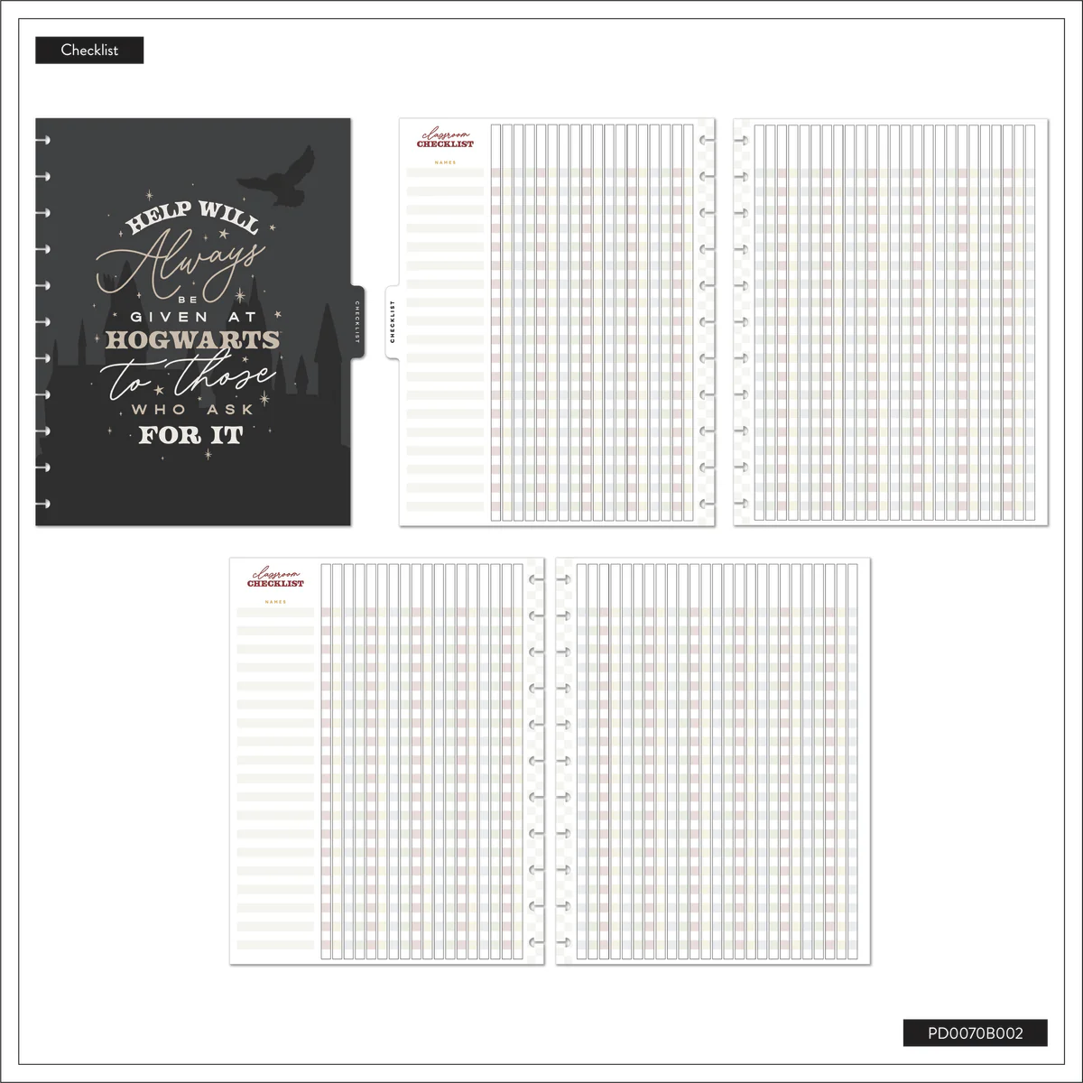 2025–2026 Harry Potter Studies Customizable Teacher Planner - Big Teacher Layout - 12 Months - Image 17