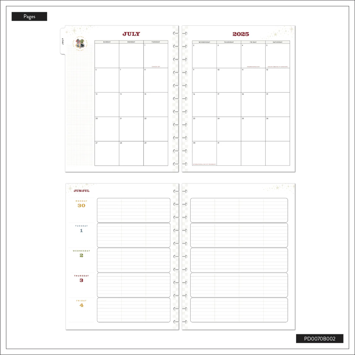 2025–2026 Harry Potter Studies Customizable Teacher Planner - Big Teacher Layout - 12 Months - Image 18