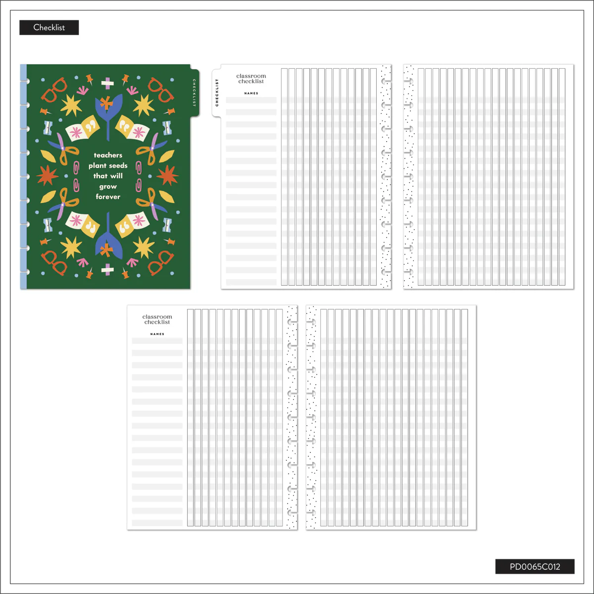 2025–2026 Heart Work Customizable Teacher Planner - Classic Teacher Layout - 12 Months - Image 14