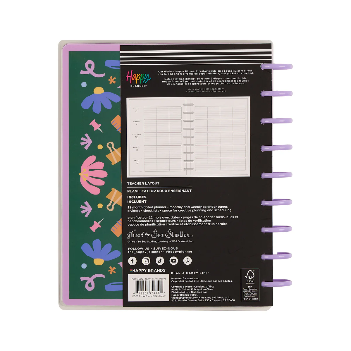 2025–2026 Heart Work Customizable Teacher Planner - Classic Teacher Layout - 12 Months - Image 18