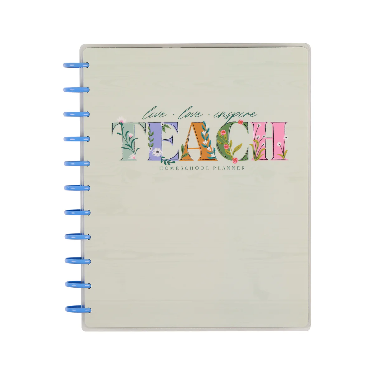 2025–2026 Homeschool Heart Customizable Planner - Big Homeschool Layout - 12 Months