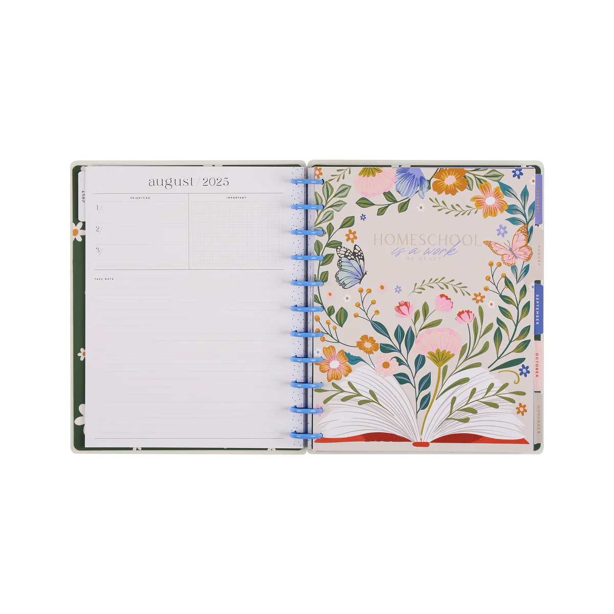 2025–2026 Homeschool Heart Customizable Planner - Big Homeschool Layout - 12 Months - Image 12