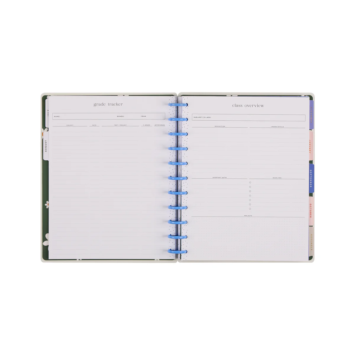 2025–2026 Homeschool Heart Customizable Planner - Big Homeschool Layout - 12 Months - Image 14