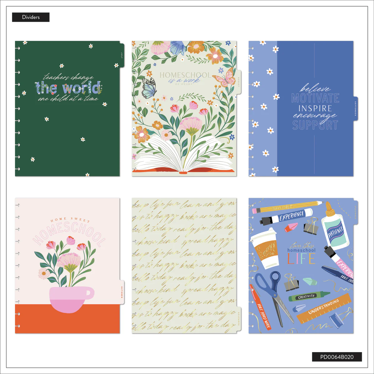 2025–2026 Homeschool Heart Customizable Planner - Big Homeschool Layout - 12 Months - Image 15
