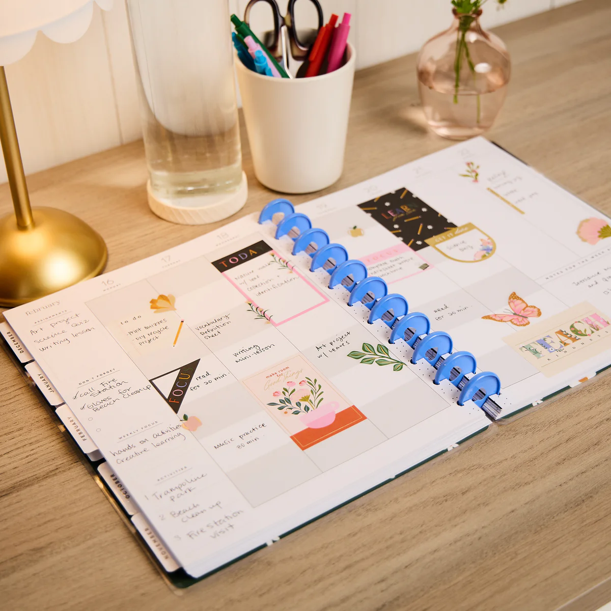 2025–2026 Homeschool Heart Customizable Planner - Big Homeschool Layout - 12 Months - Image 4