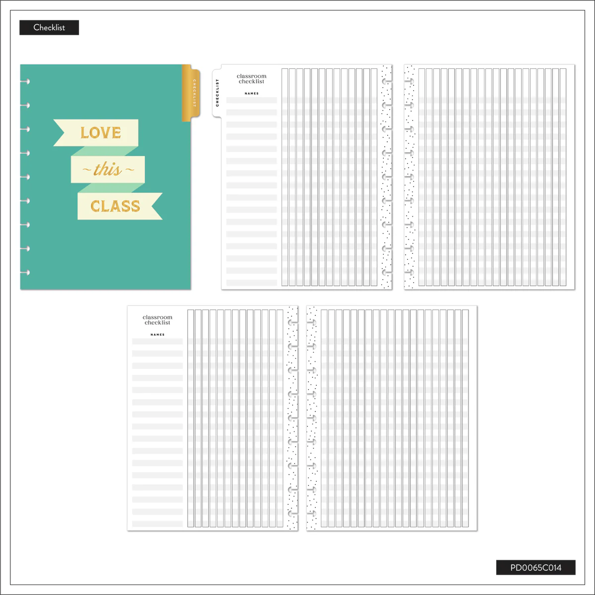 2025–2026 Mod Teacher Customizable Teacher Planner - Classic Teacher Layout - 12 Months - Image 13