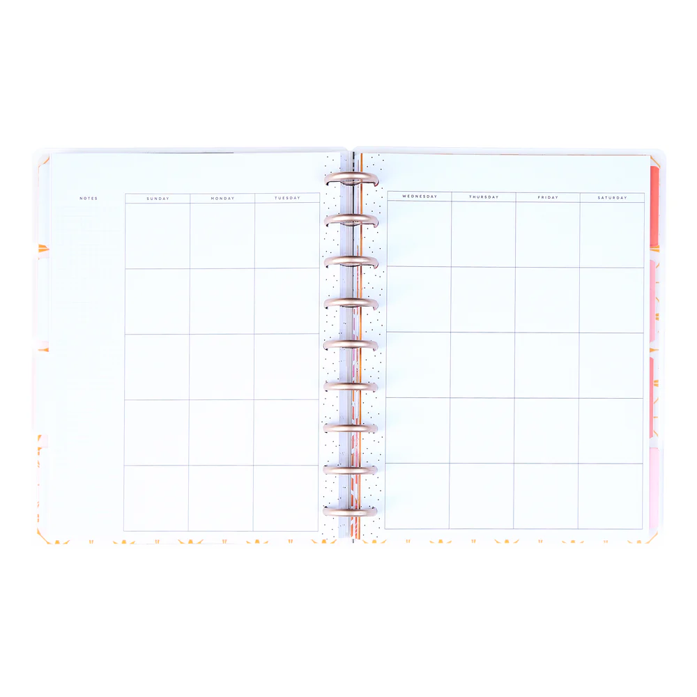 Undated Cat Coq x Happy Planner Retro Sunset Planner - Classic Dashboard Layout - 12 Months - Image 5