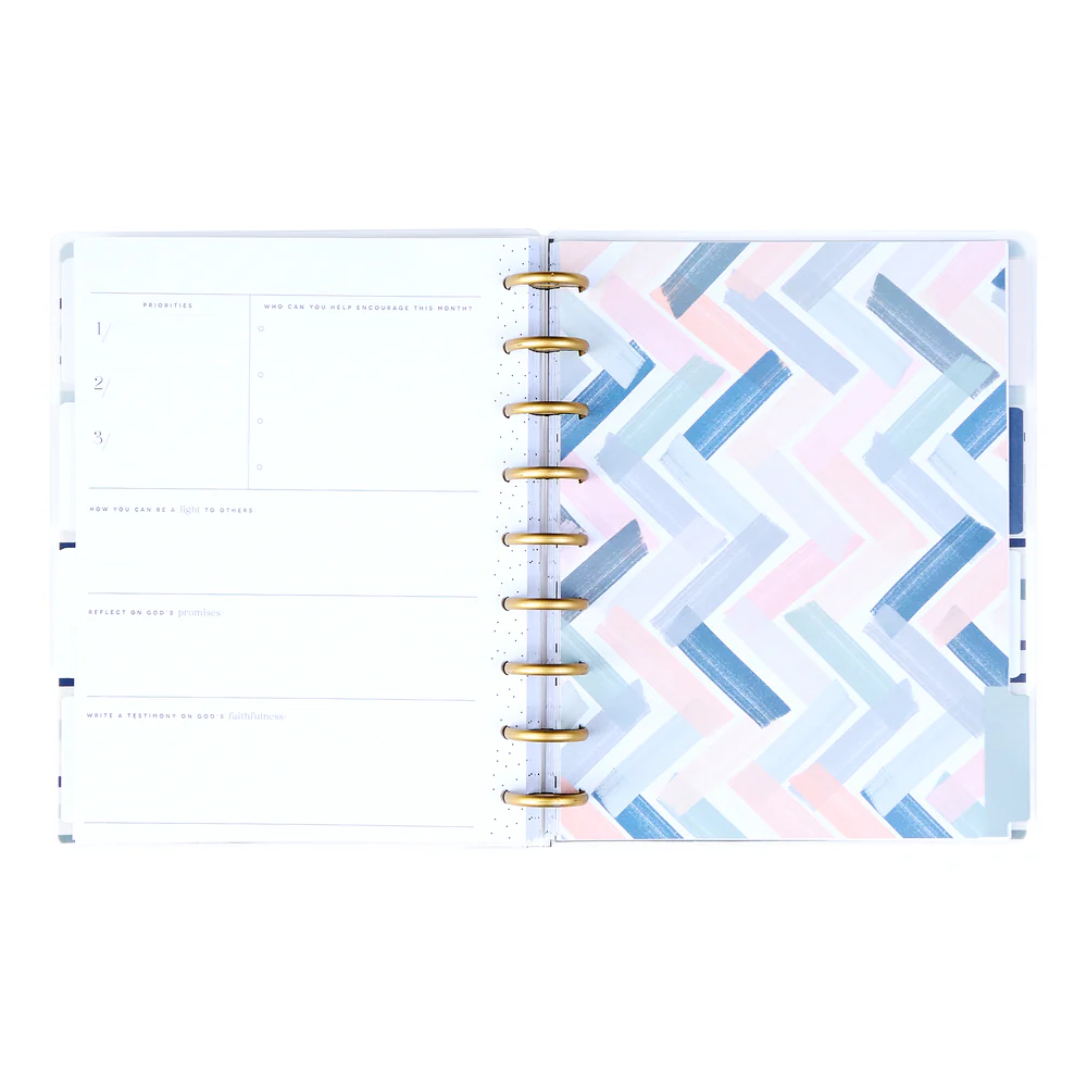 Undated Coastal Faith Planner - Classic Faith Layout - 12 Months - Image 4