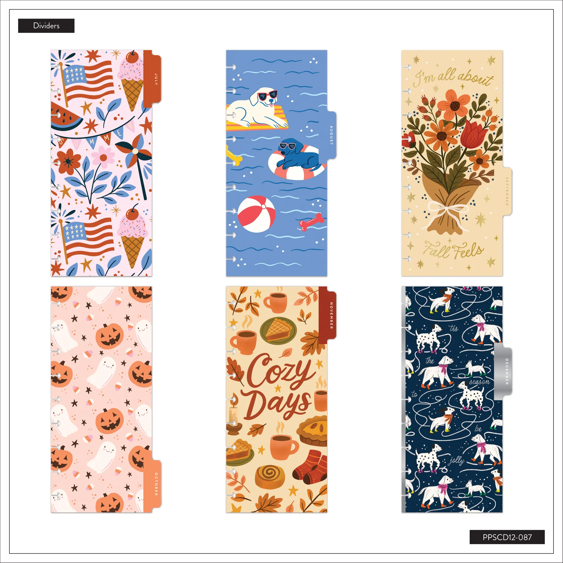 2026–2027 A Festive Year Customizable Planner - Skinny Classic Horizontal Layout - 12 Months - Image 13