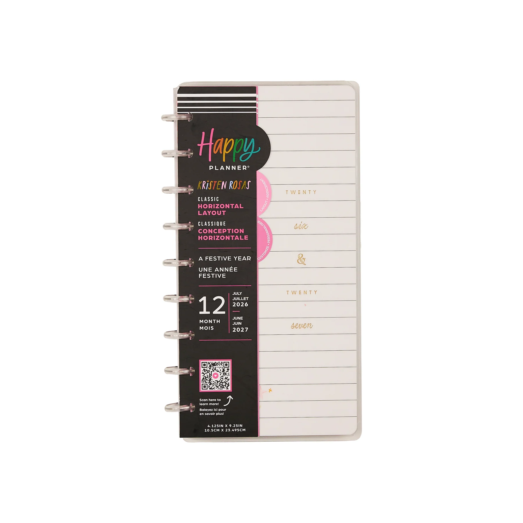 2026–2027 A Festive Year Customizable Planner - Skinny Classic Horizontal Layout - 12 Months - Image 19