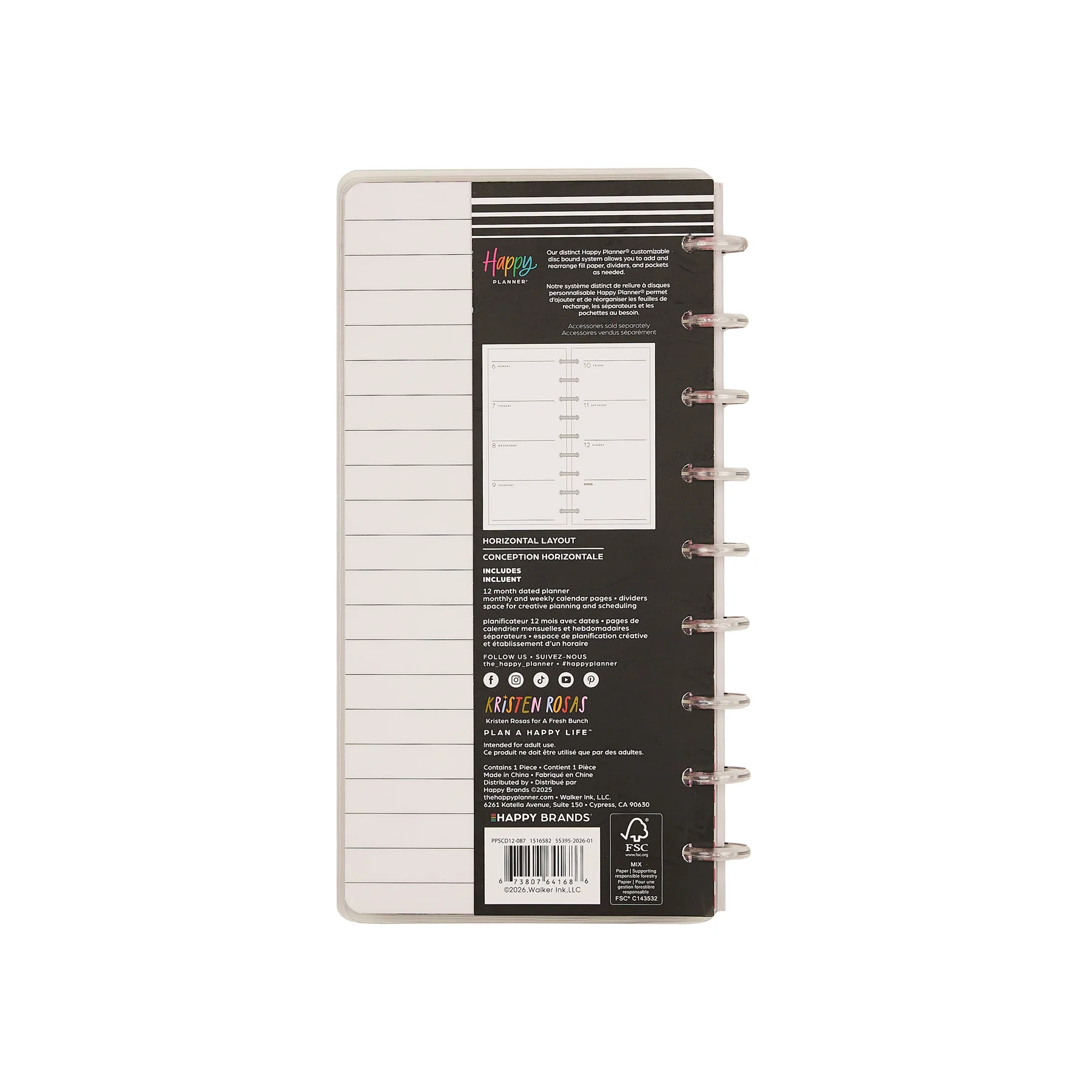 2026–2027 A Festive Year Customizable Planner - Skinny Classic Horizontal Layout - 12 Months - Image 21