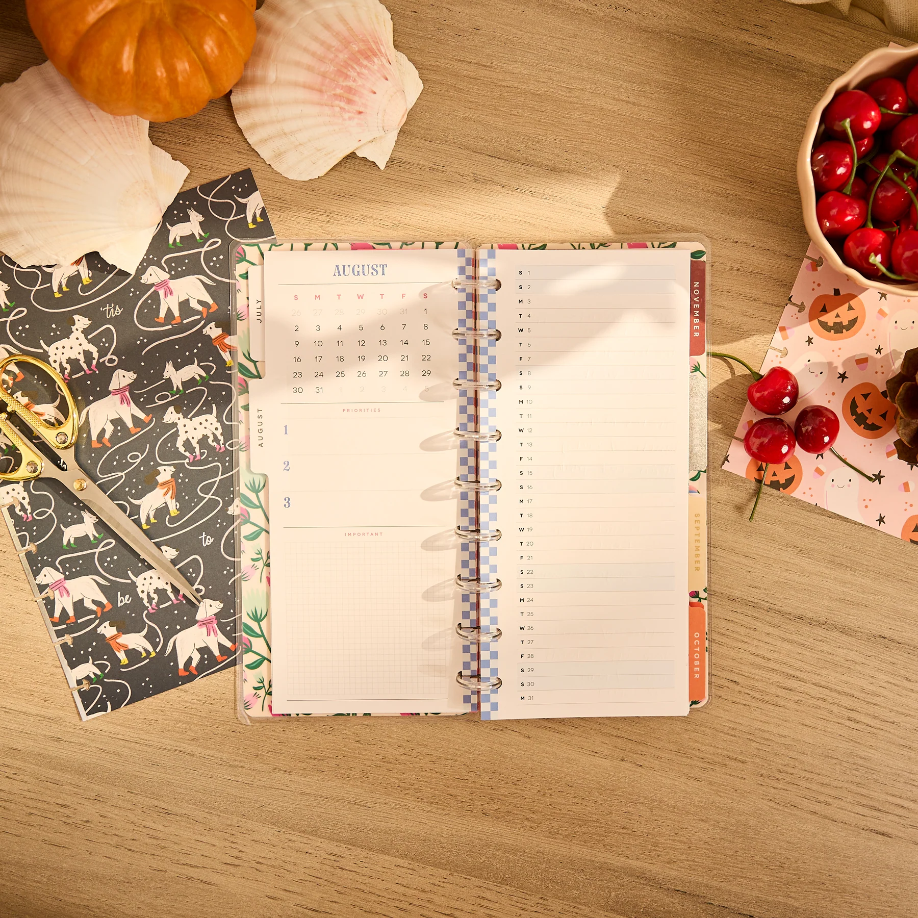 2026–2027 A Festive Year Customizable Planner - Skinny Classic Horizontal Layout - 12 Months - Image 8