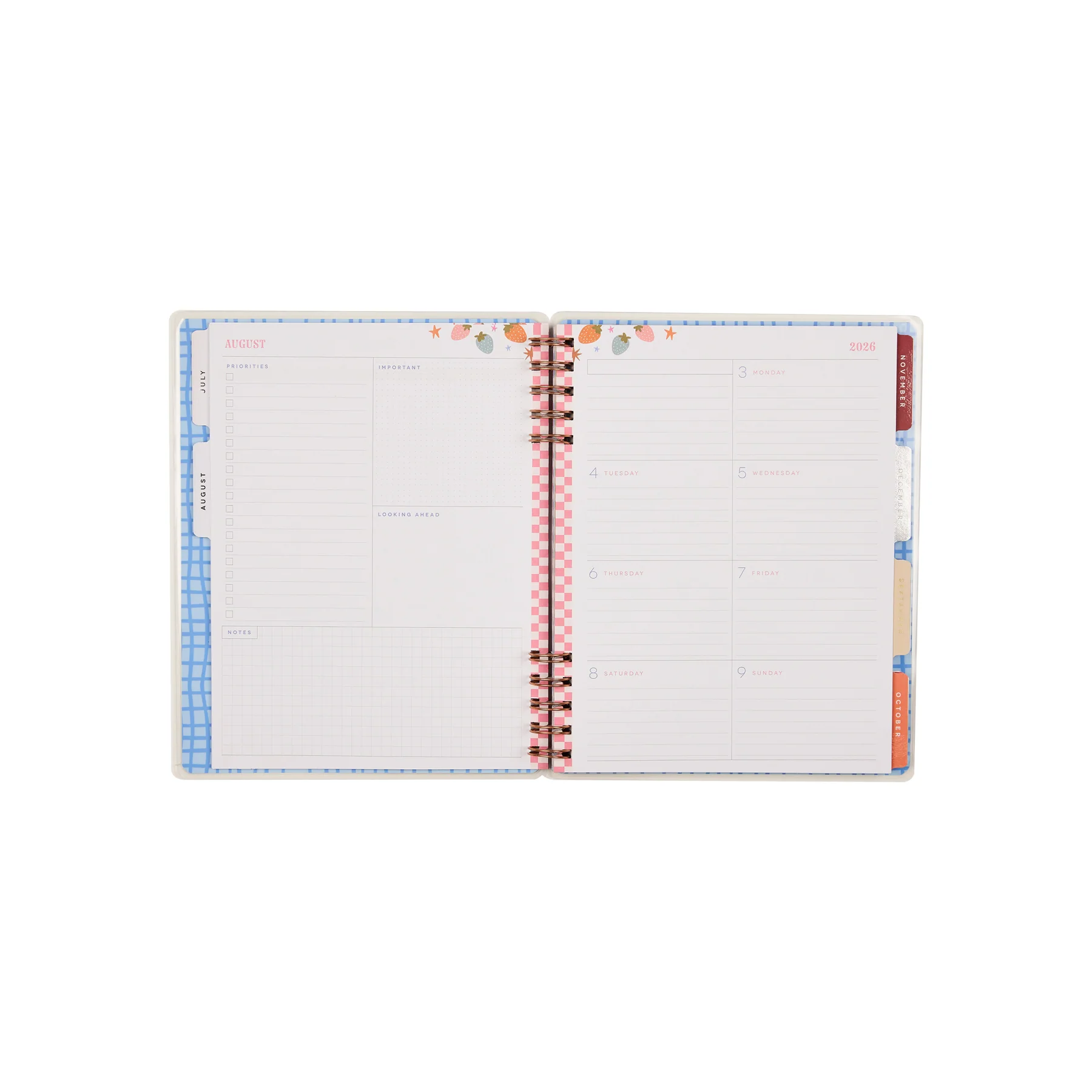 2026–2027 A Festive Year Customizable Spiral Planner - Classic Dashboard Layout - 12 Months - Image 17