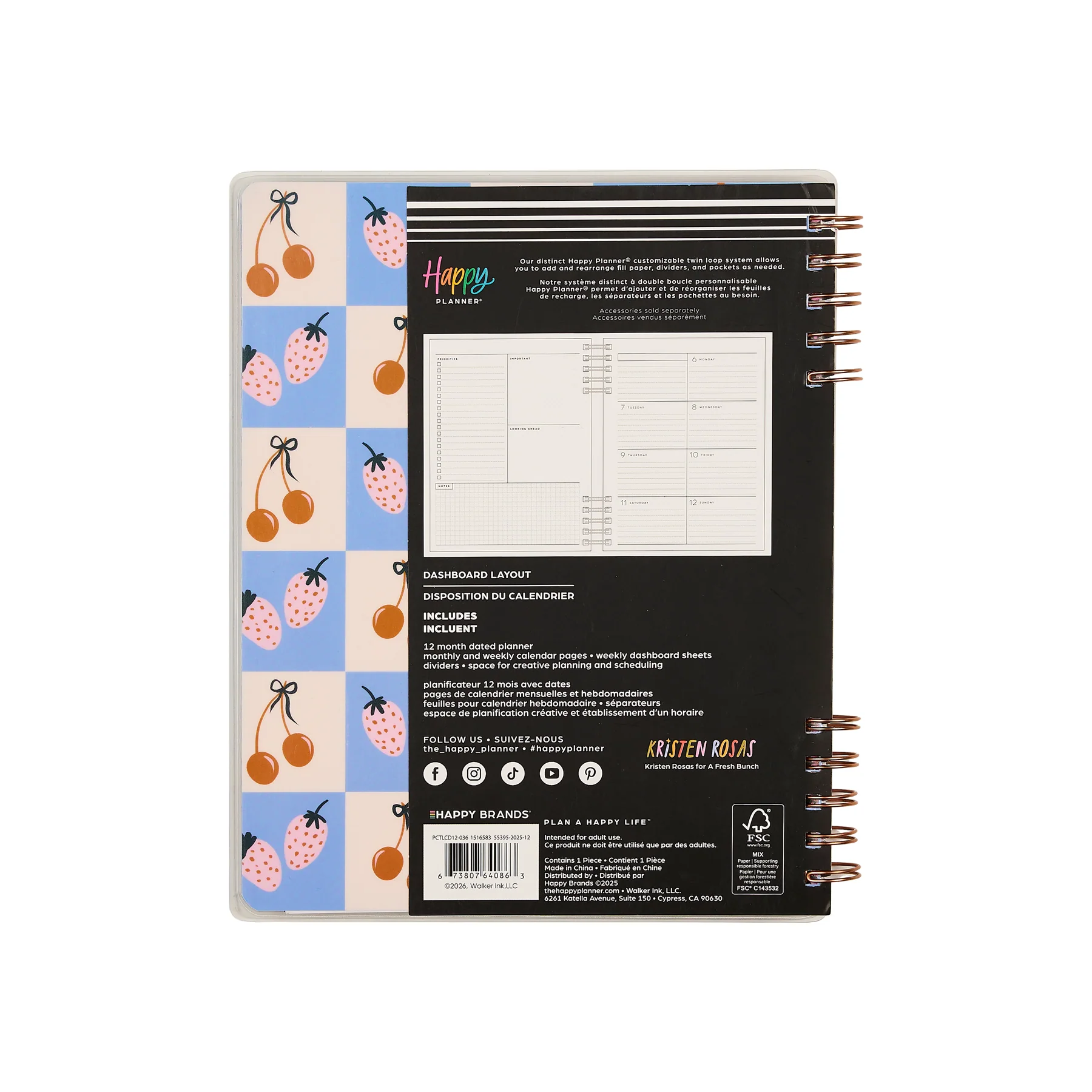 2026–2027 A Festive Year Customizable Spiral Planner - Classic Dashboard Layout - 12 Months - Image 20