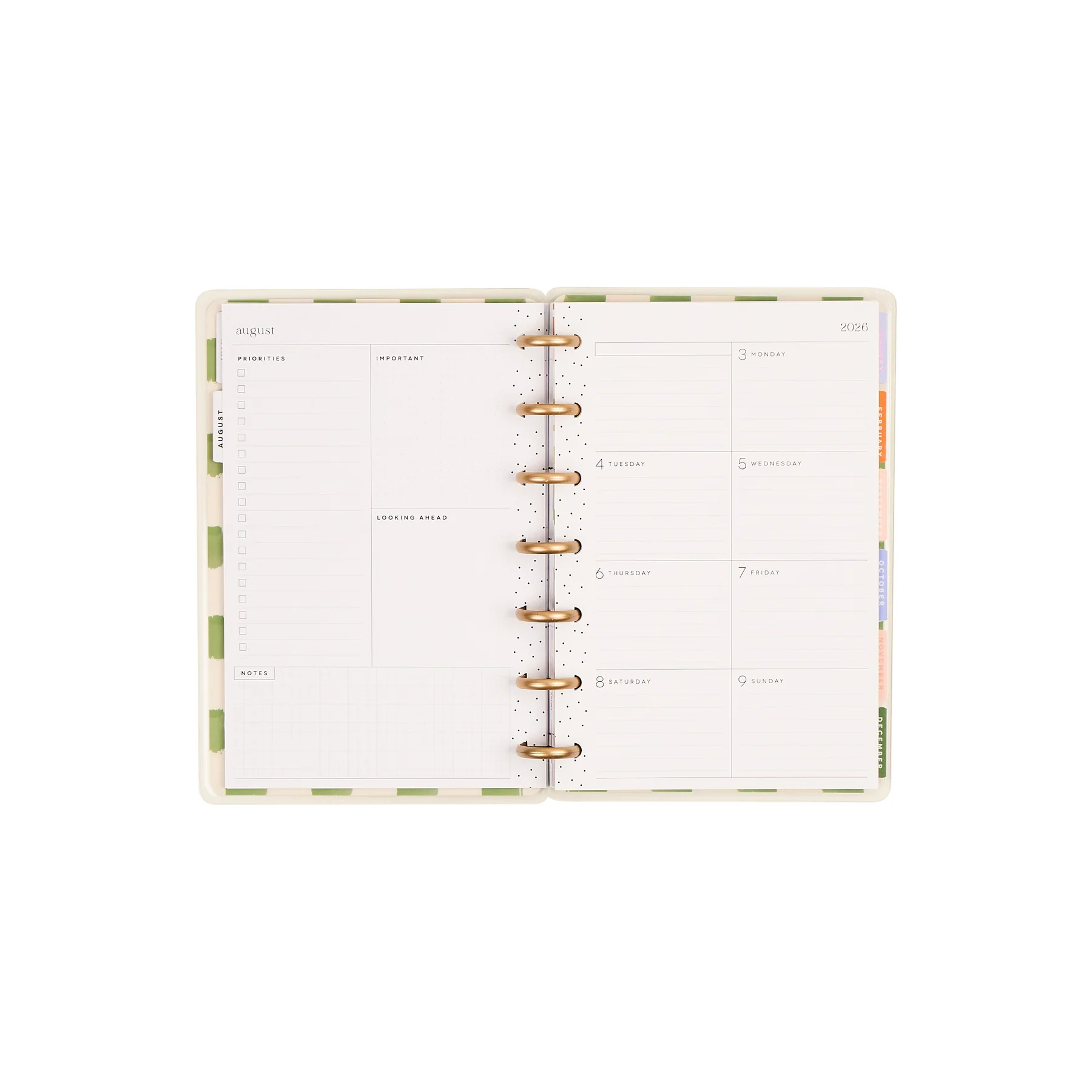 2026–2027 Blossom Bright Customizable Planner - Mini Dashboard Layout - 12 Months - Image 13
