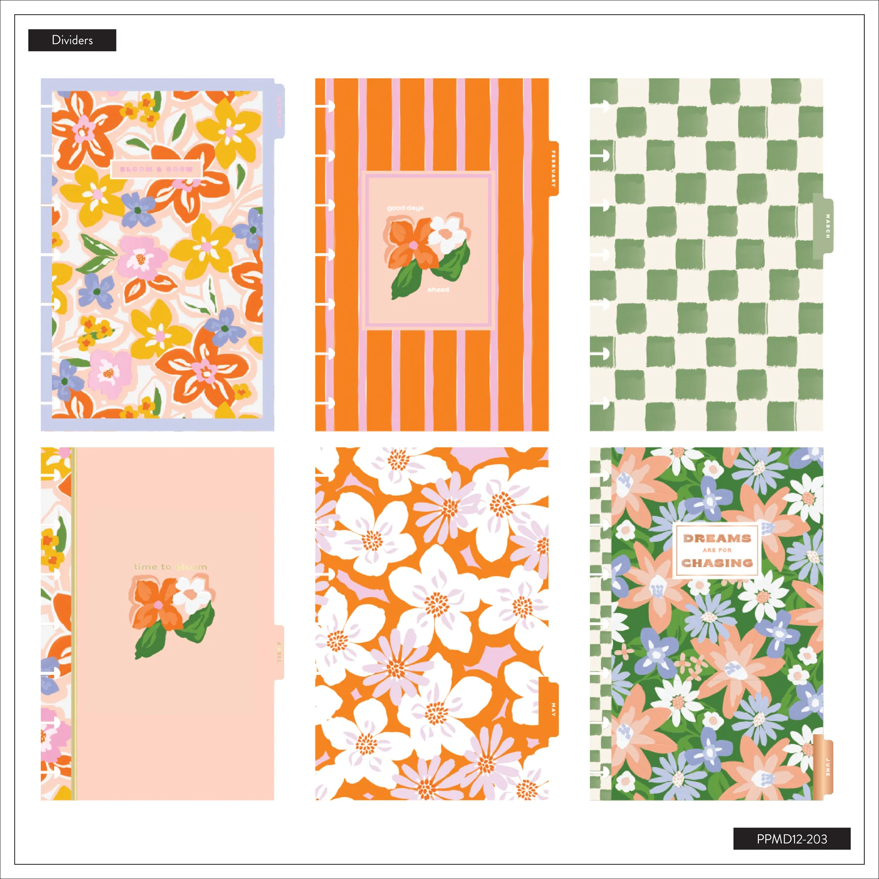 2026–2027 Blossom Bright Customizable Planner - Mini Dashboard Layout - 12 Months - Image 15