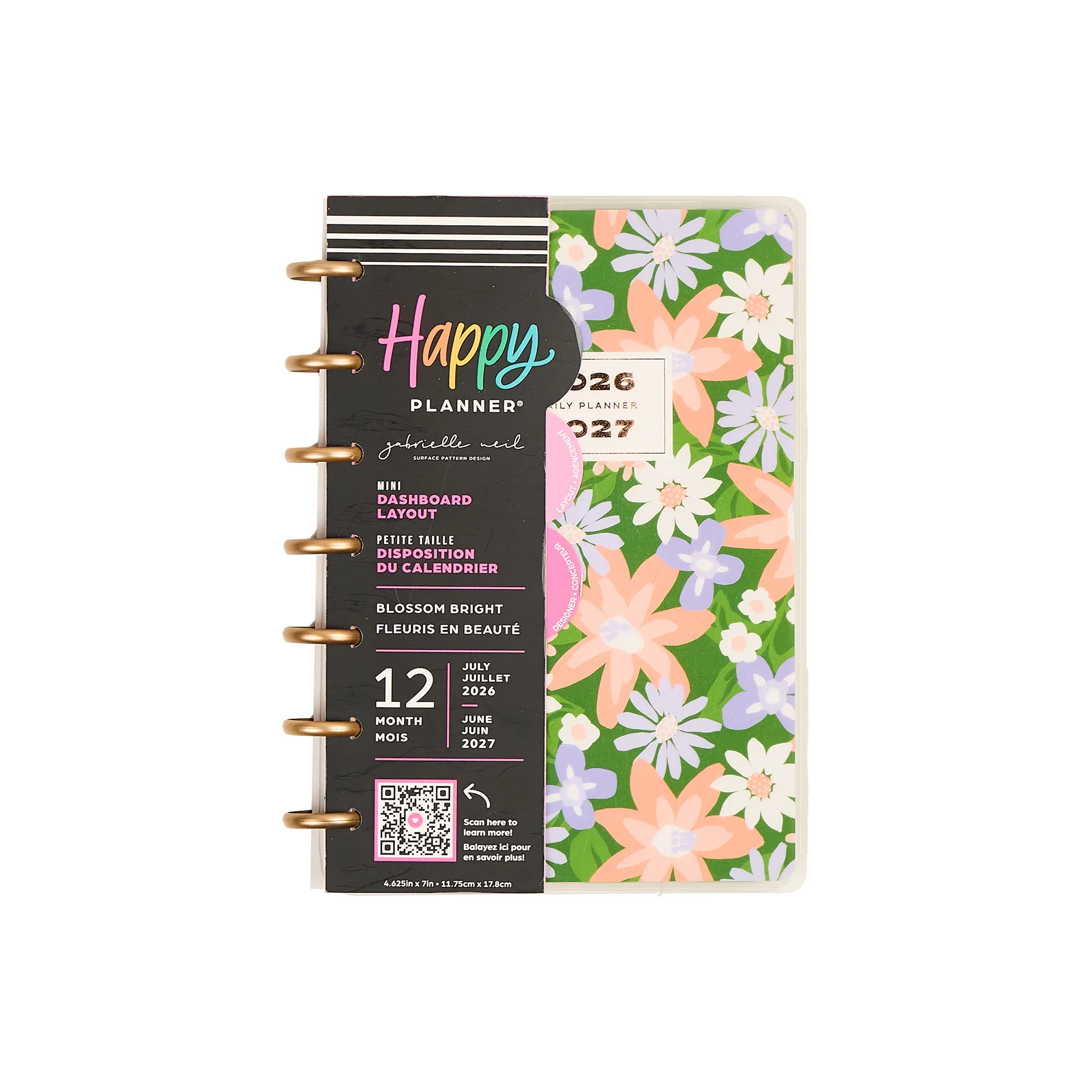 2026–2027 Blossom Bright Customizable Planner - Mini Dashboard Layout - 12 Months - Image 17
