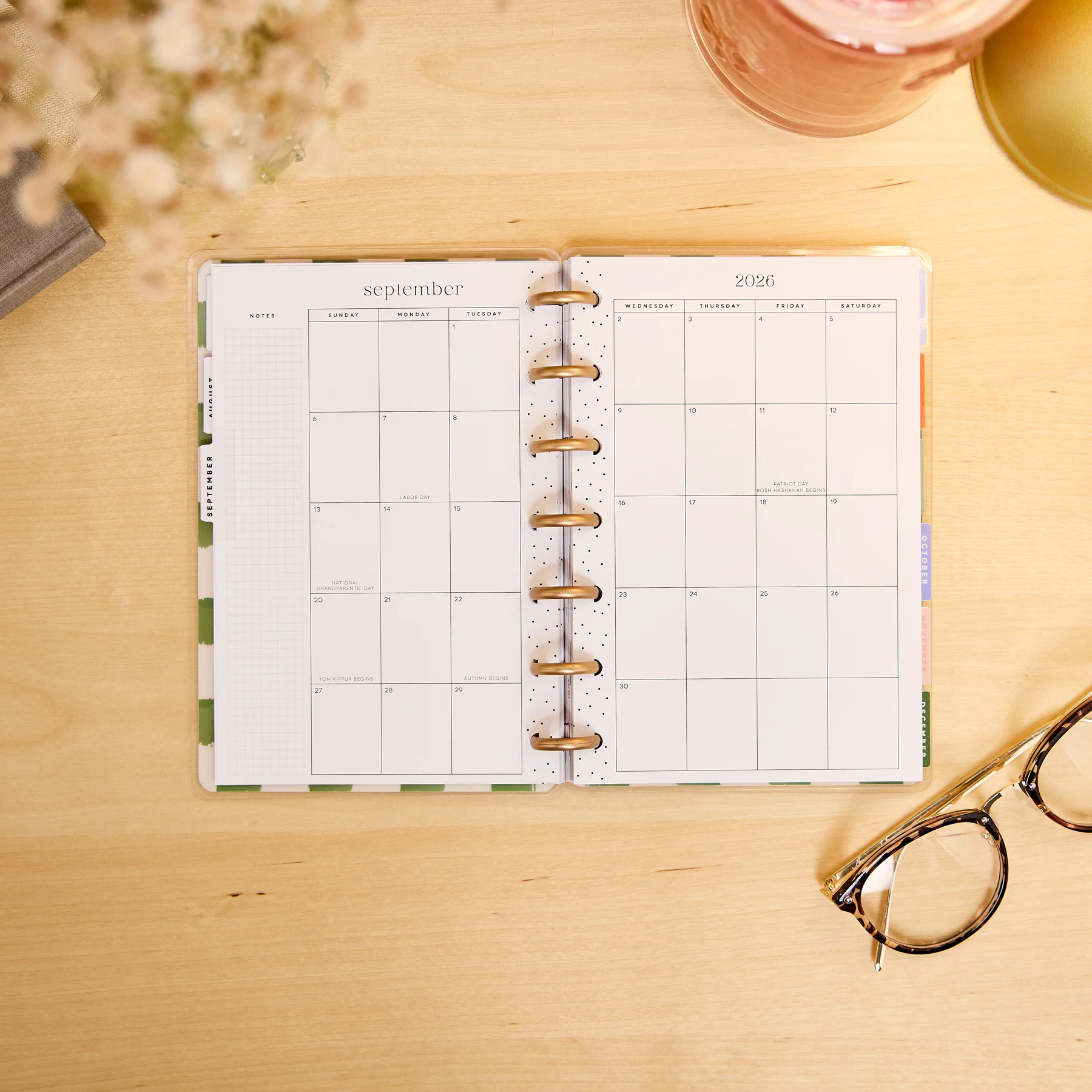 2026–2027 Blossom Bright Customizable Planner - Mini Dashboard Layout - 12 Months - Image 9