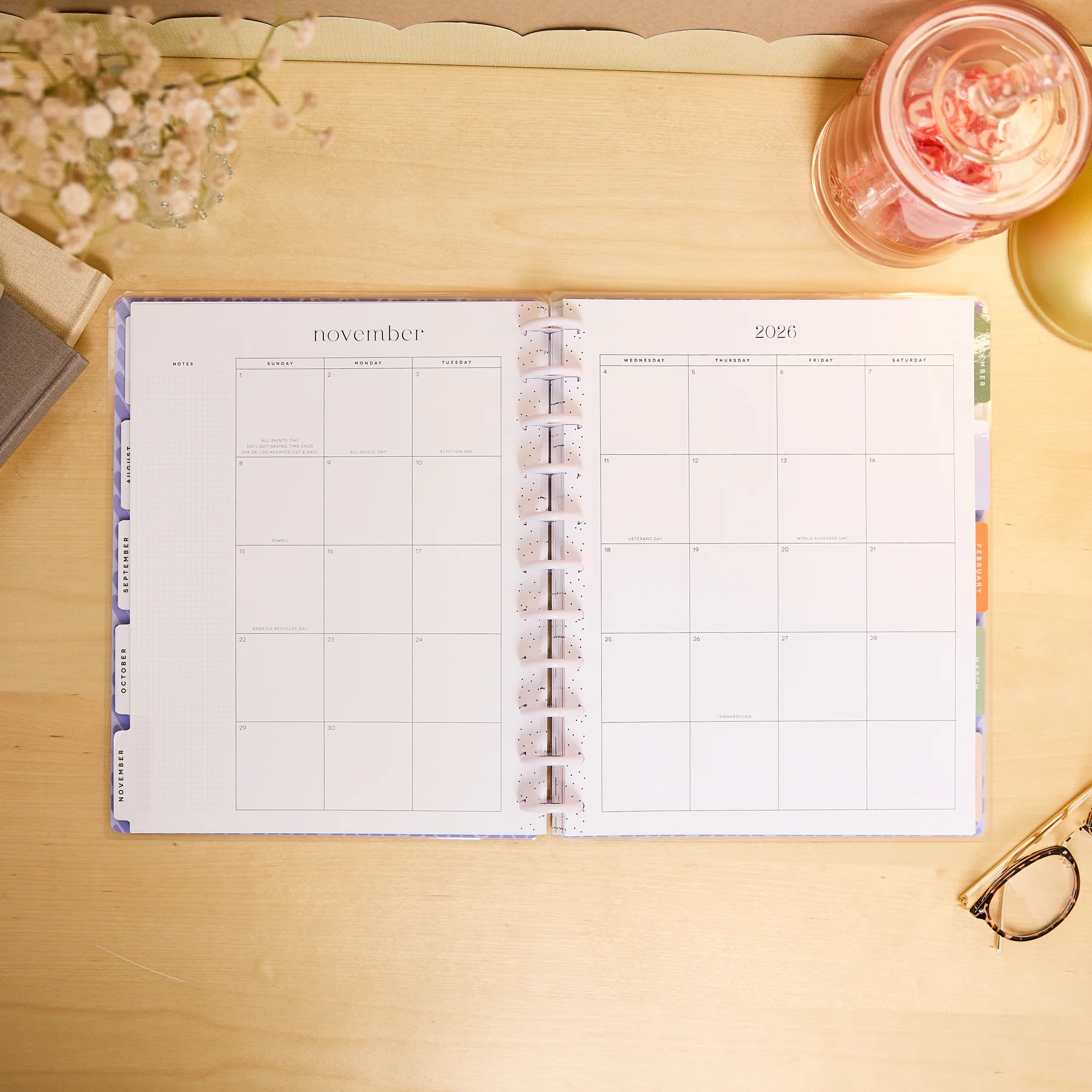 2026–2027 Blossom Bright Customizable Teacher Planner - Big Teacher Layout - 12 Months - Image 10