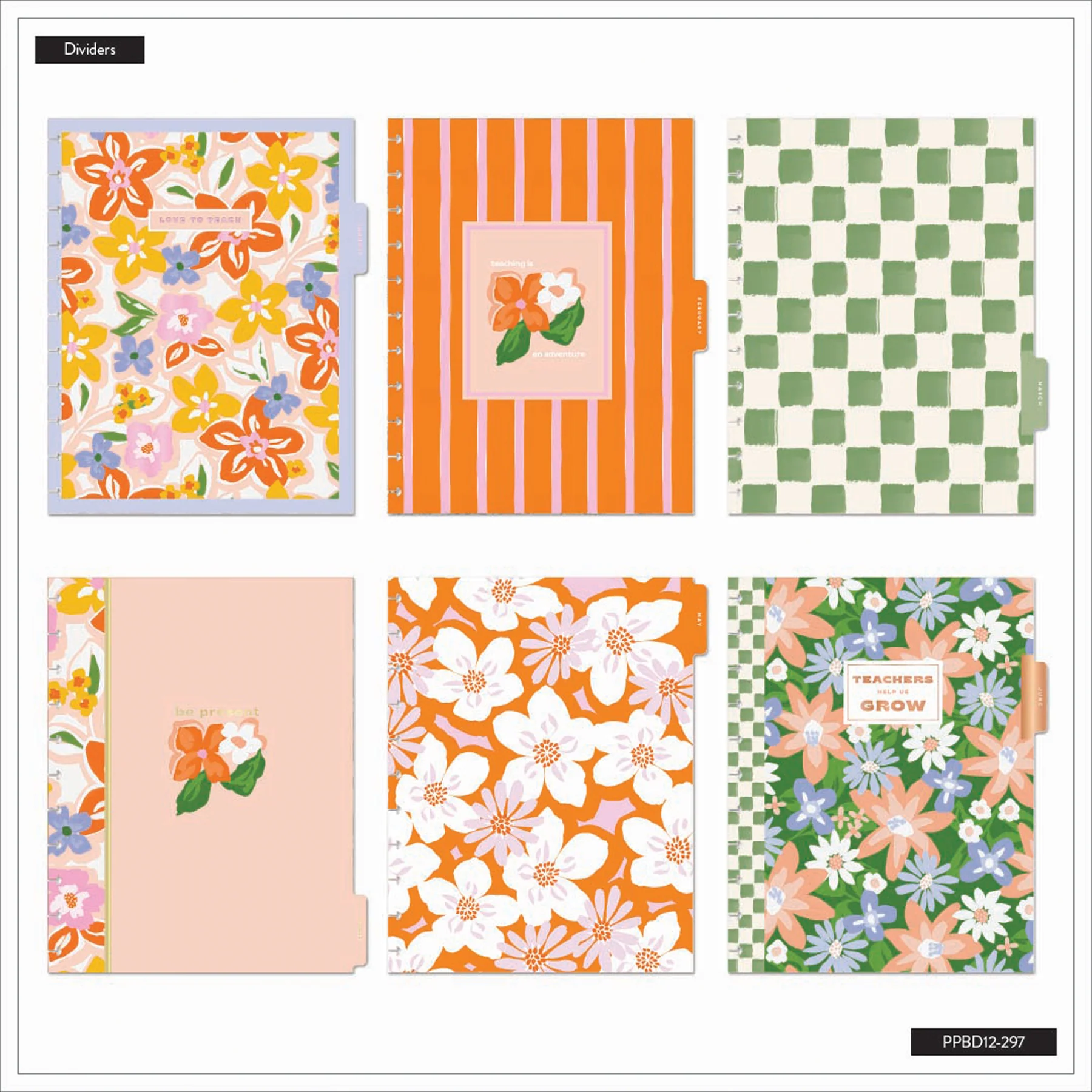 2026–2027 Blossom Bright Customizable Teacher Planner - Big Teacher Layout - 12 Months - Image 17