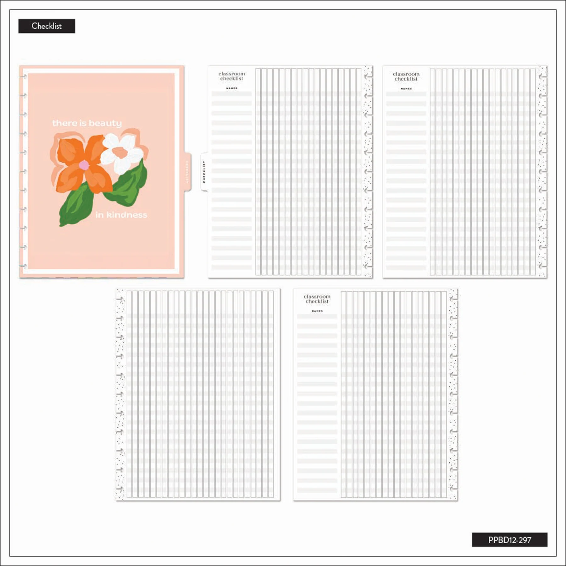 2026–2027 Blossom Bright Customizable Teacher Planner - Big Teacher Layout - 12 Months - Image 18
