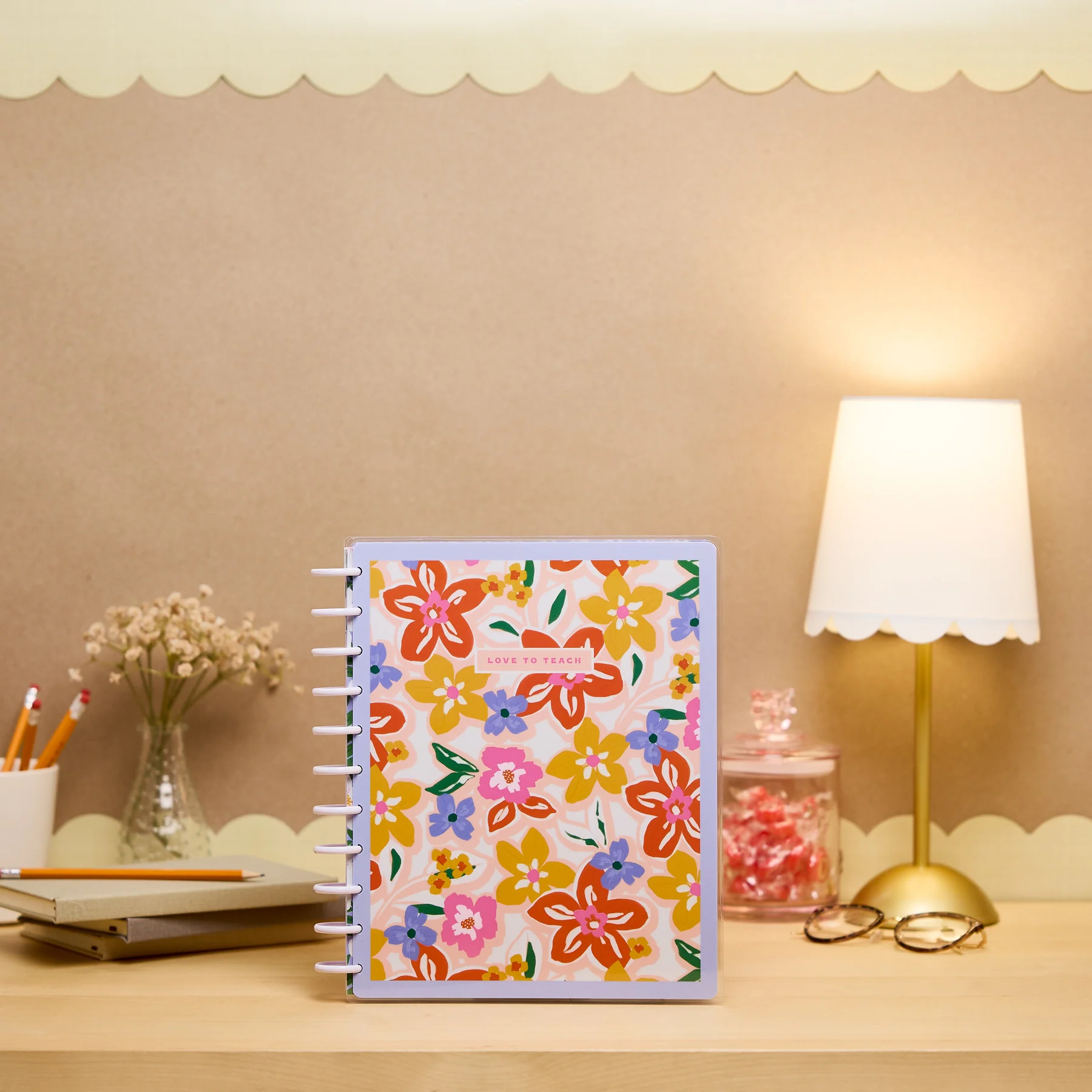 2026–2027 Blossom Bright Customizable Teacher Planner - Big Teacher Layout - 12 Months - Image 3