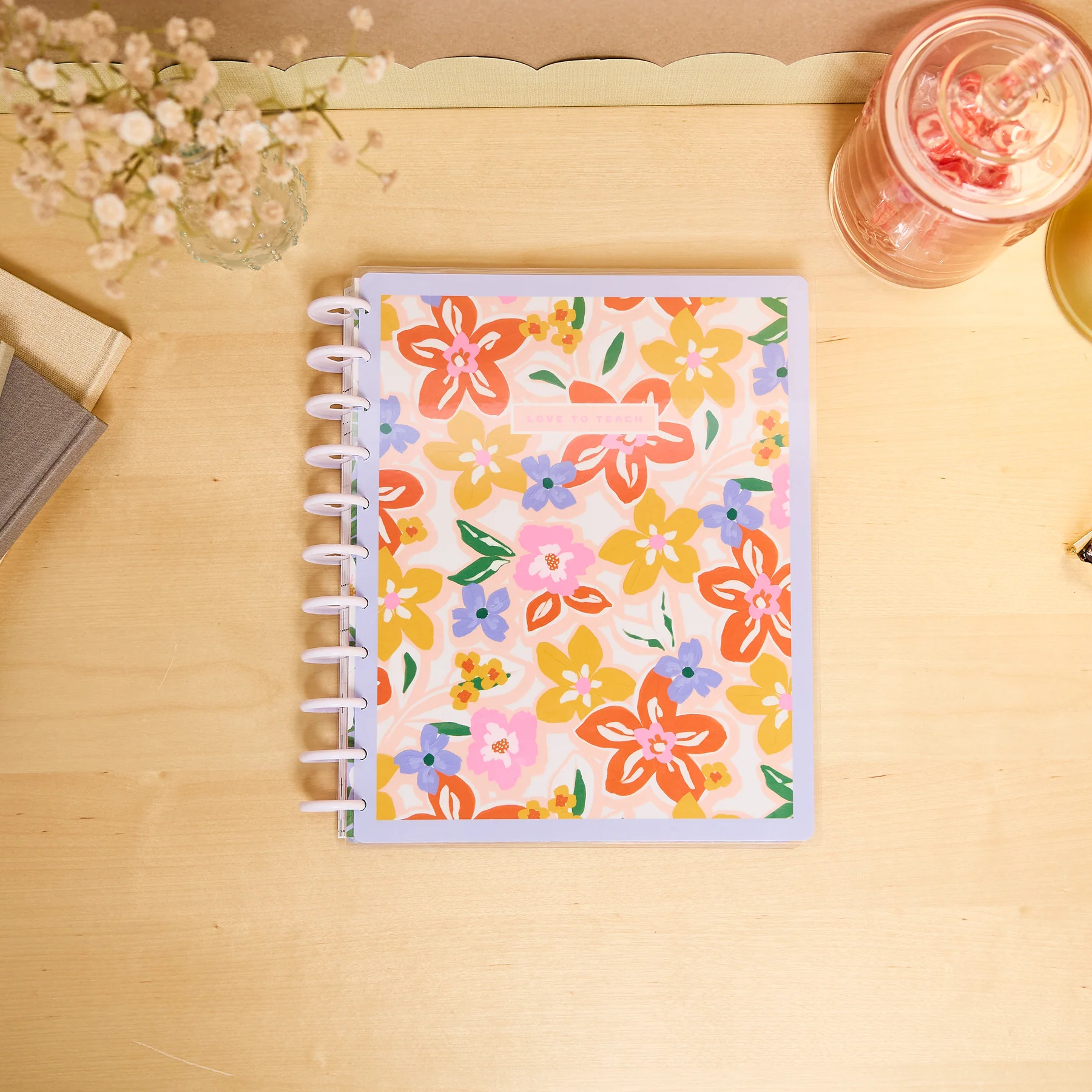 2026–2027 Blossom Bright Customizable Teacher Planner - Big Teacher Layout - 12 Months - Image 8