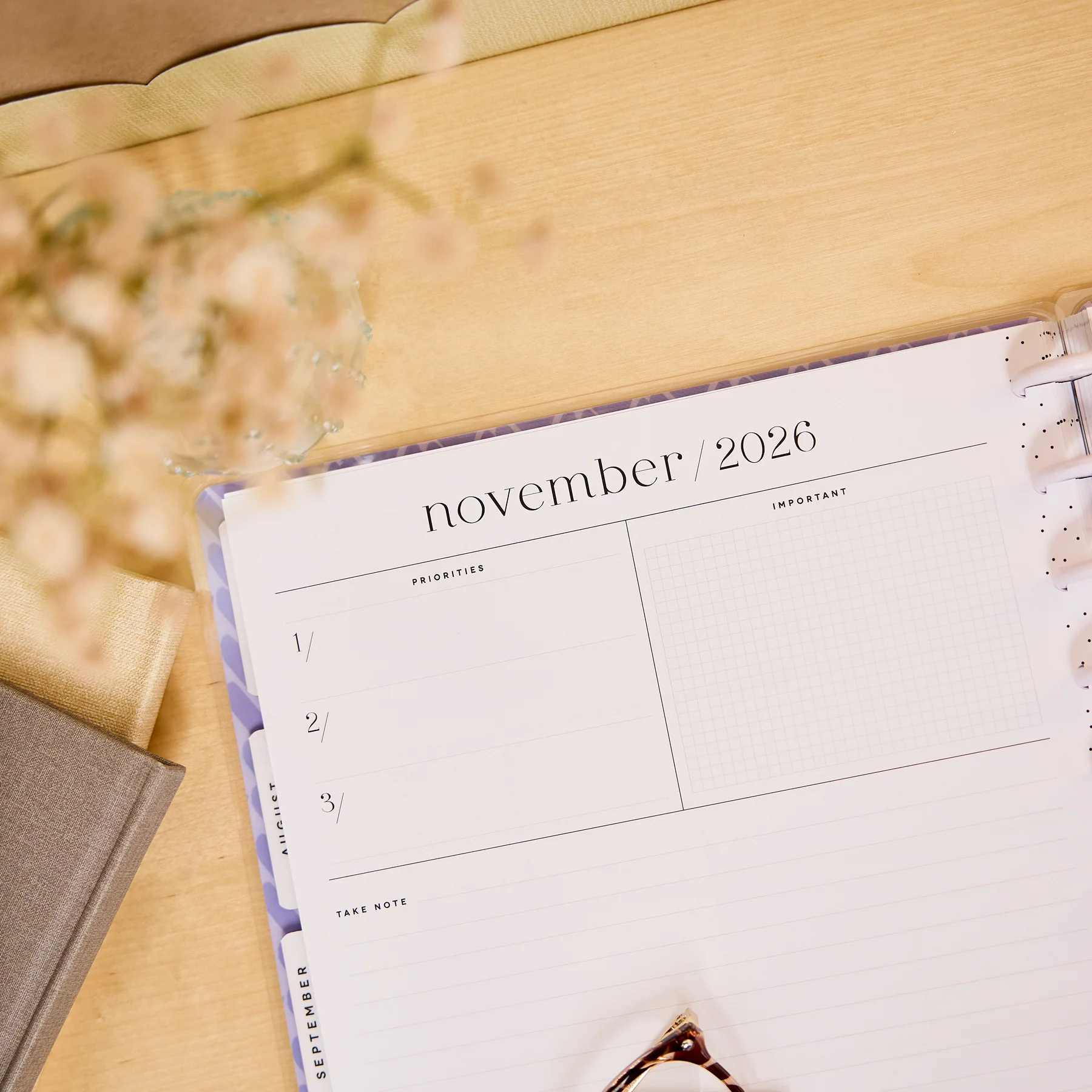 2026–2027 Blossom Bright Customizable Teacher Planner - Big Teacher Layout - 12 Months - Image 9