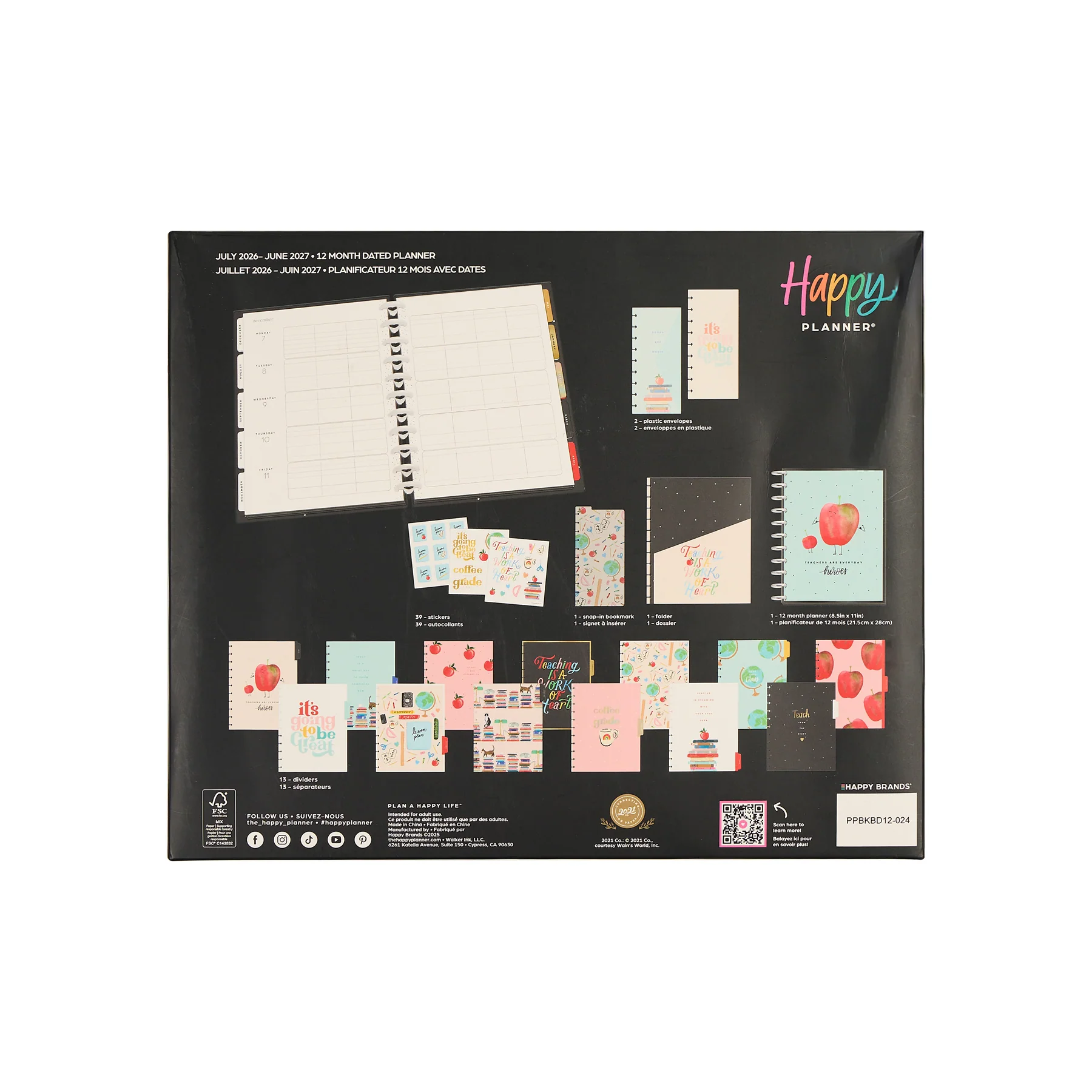 2026–2027 Bright Lessons - Big Teacher Planner Box Kit - 12 Months - Image 31