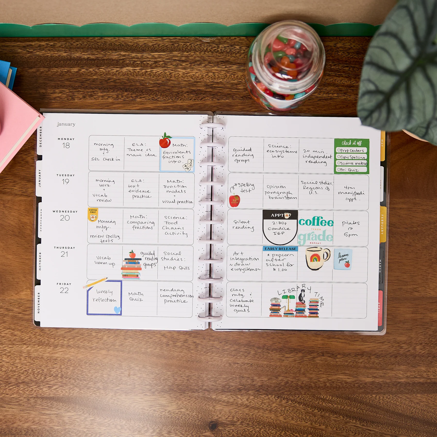 2026–2027 Bright Lessons - Big Teacher Planner Box Kit - 12 Months - Image 6