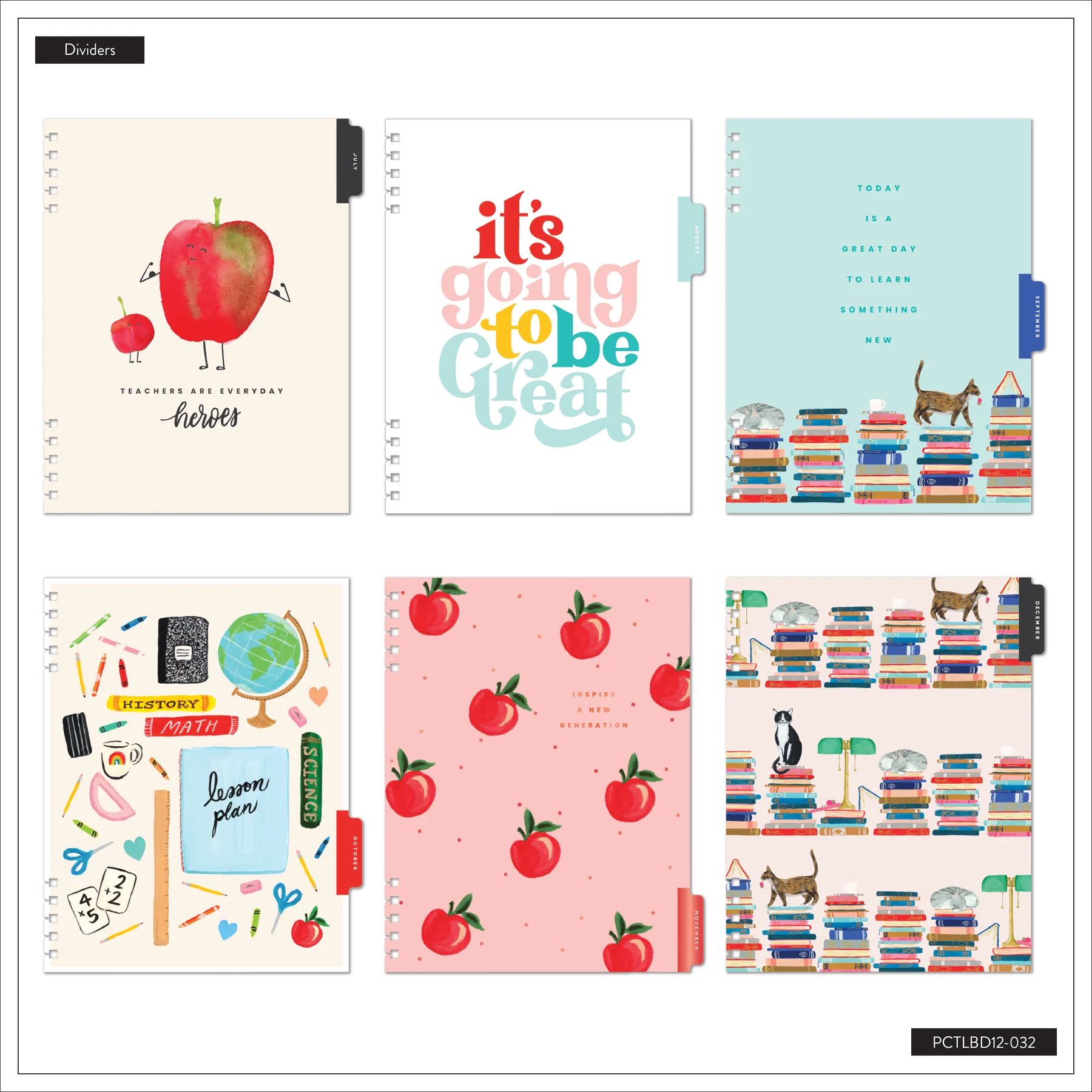 2026–2027 Bright Lessons Customizable Spiral Teacher Planner - Big Teacher Layout - 12 Months - Image 14