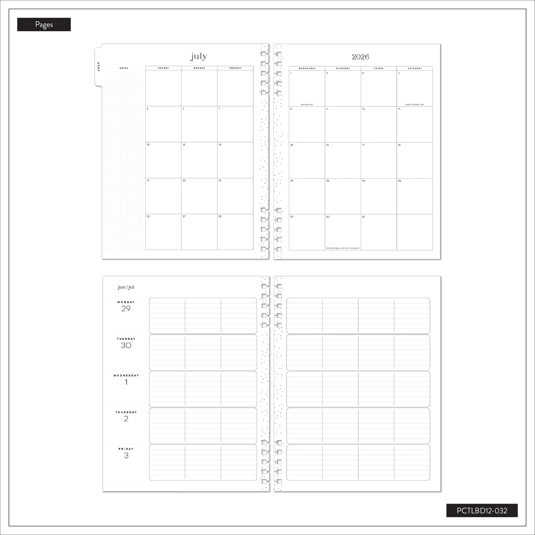 2026–2027 Bright Lessons Customizable Spiral Teacher Planner - Big Teacher Layout - 12 Months - Image 17