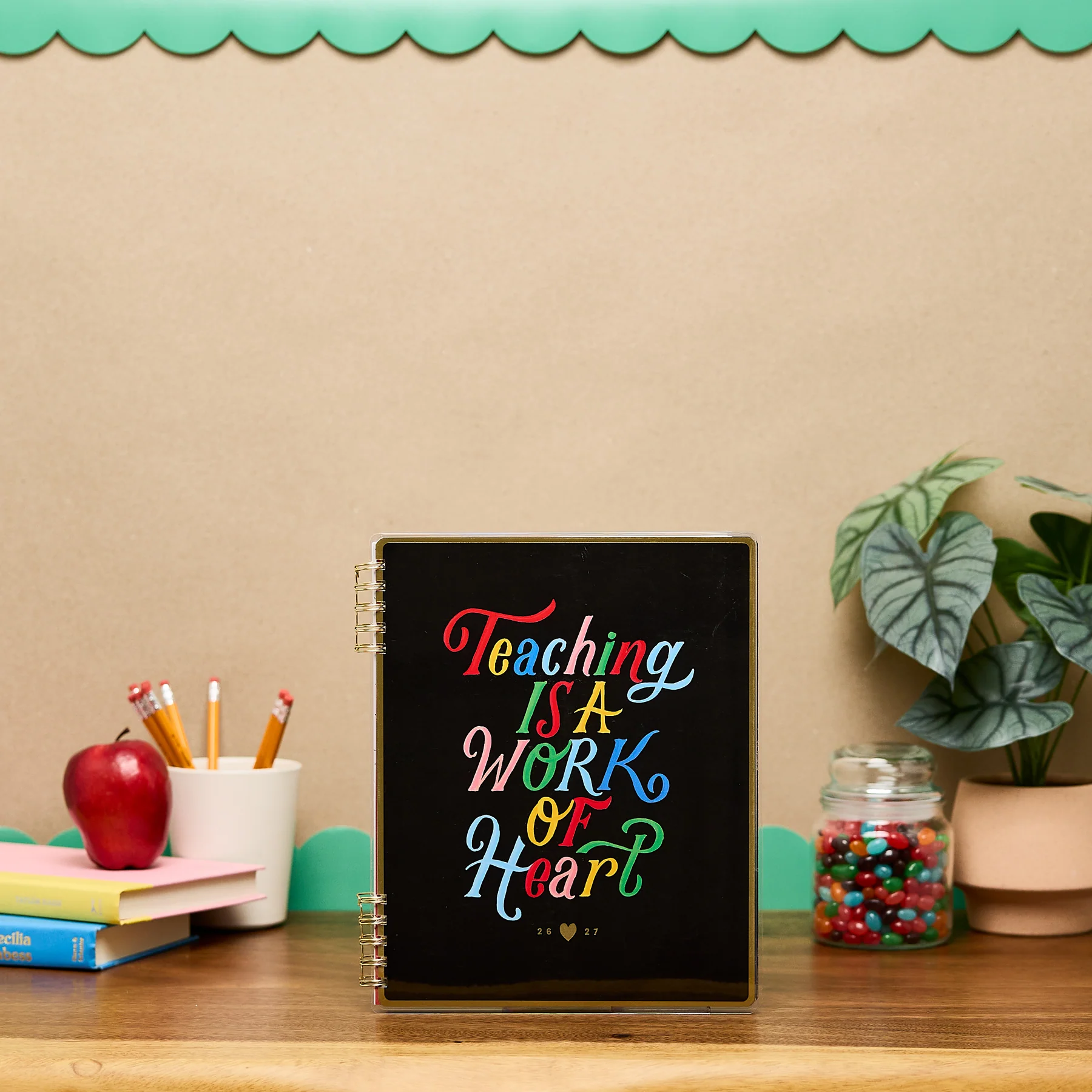 2026–2027 Bright Lessons Customizable Spiral Teacher Planner - Big Teacher Layout - 12 Months - Image 3