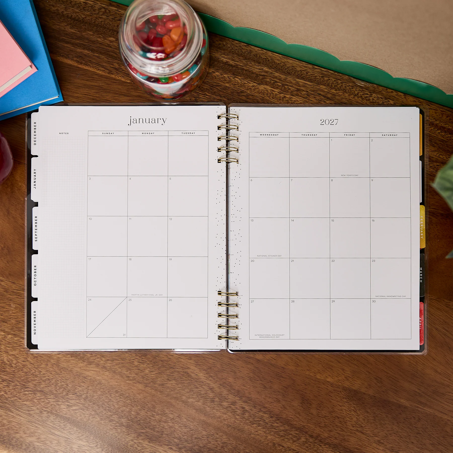 2026–2027 Bright Lessons Customizable Spiral Teacher Planner - Big Teacher Layout - 12 Months - Image 8