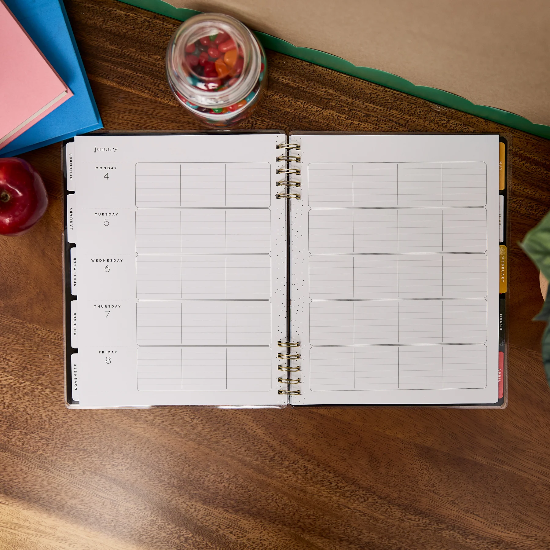 2026–2027 Bright Lessons Customizable Spiral Teacher Planner - Big Teacher Layout - 12 Months - Image 9