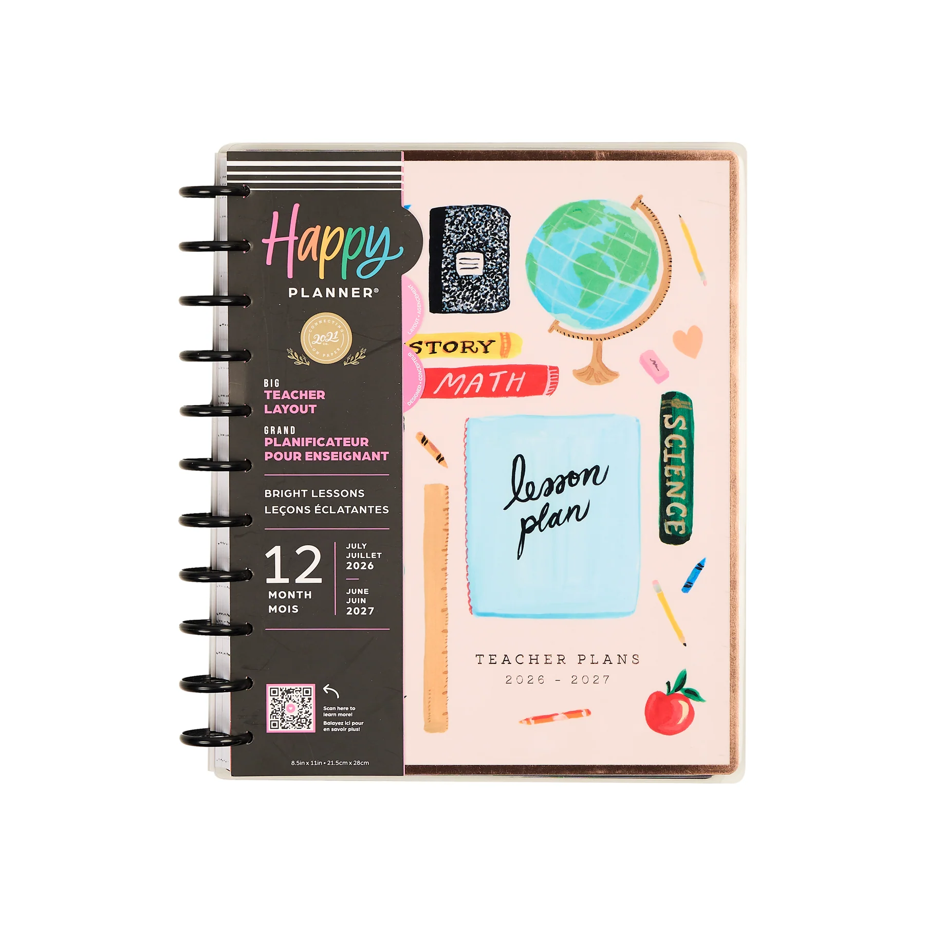 2026–2027 Bright Lessons Customizable Teacher Planner - Big Teacher Layout - 12 Months - Image 20