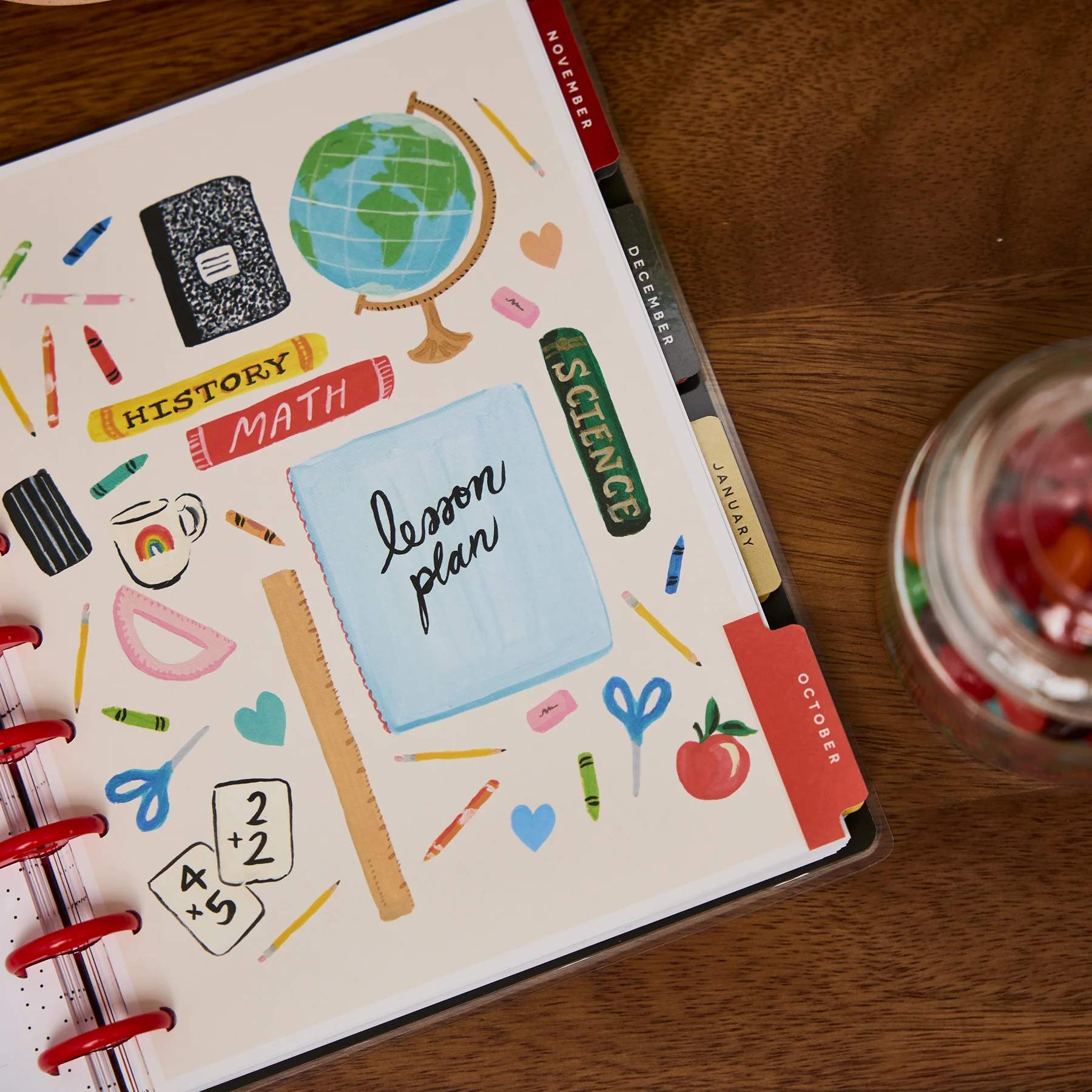 2026–2027 Bright Lessons Customizable Teacher Planner - Classic Teacher Layout - 12 Months - Image 2