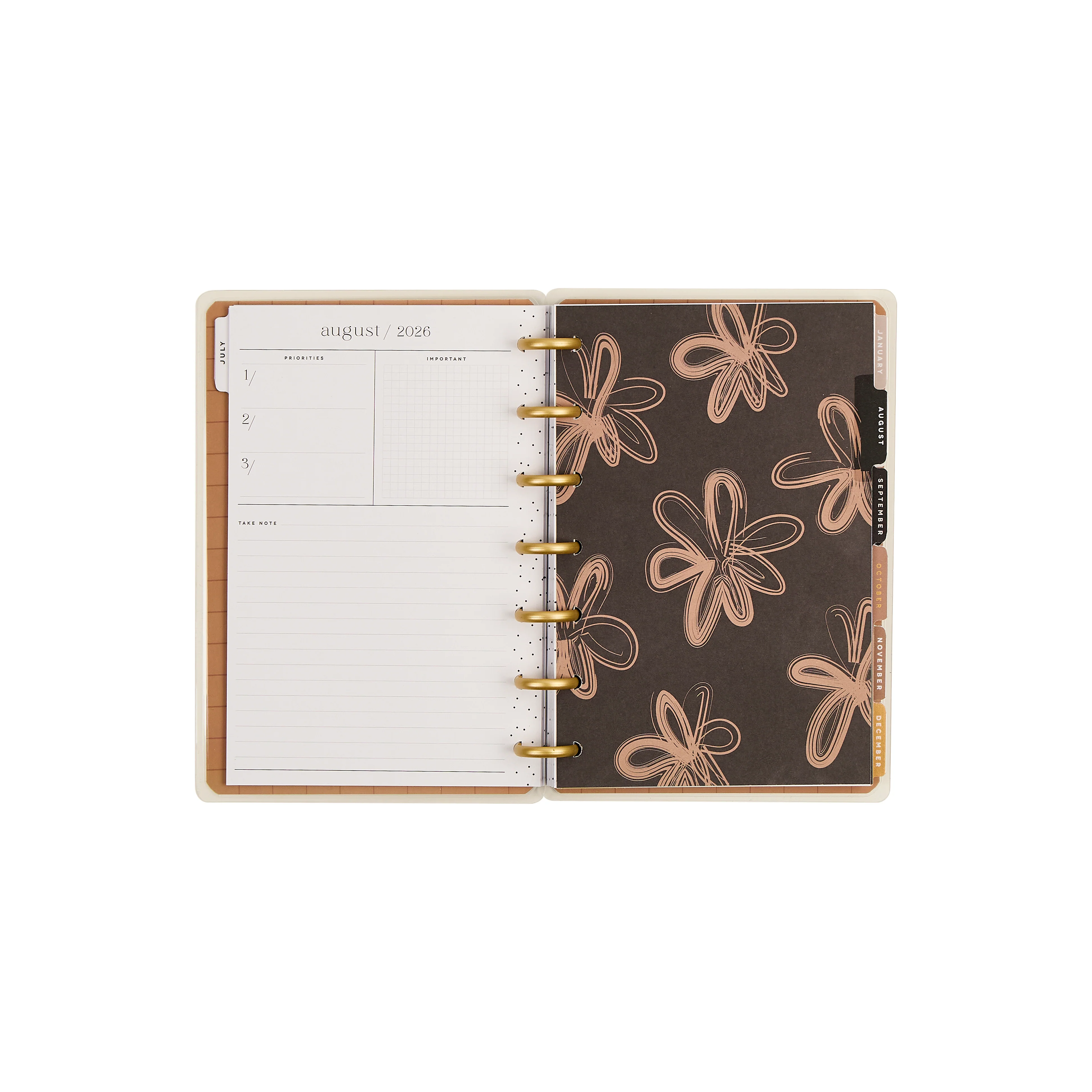 2026–2027 Chalkboard Charm Customizable Planner - Mini Dashboard Layout - 12 Months - Image 11