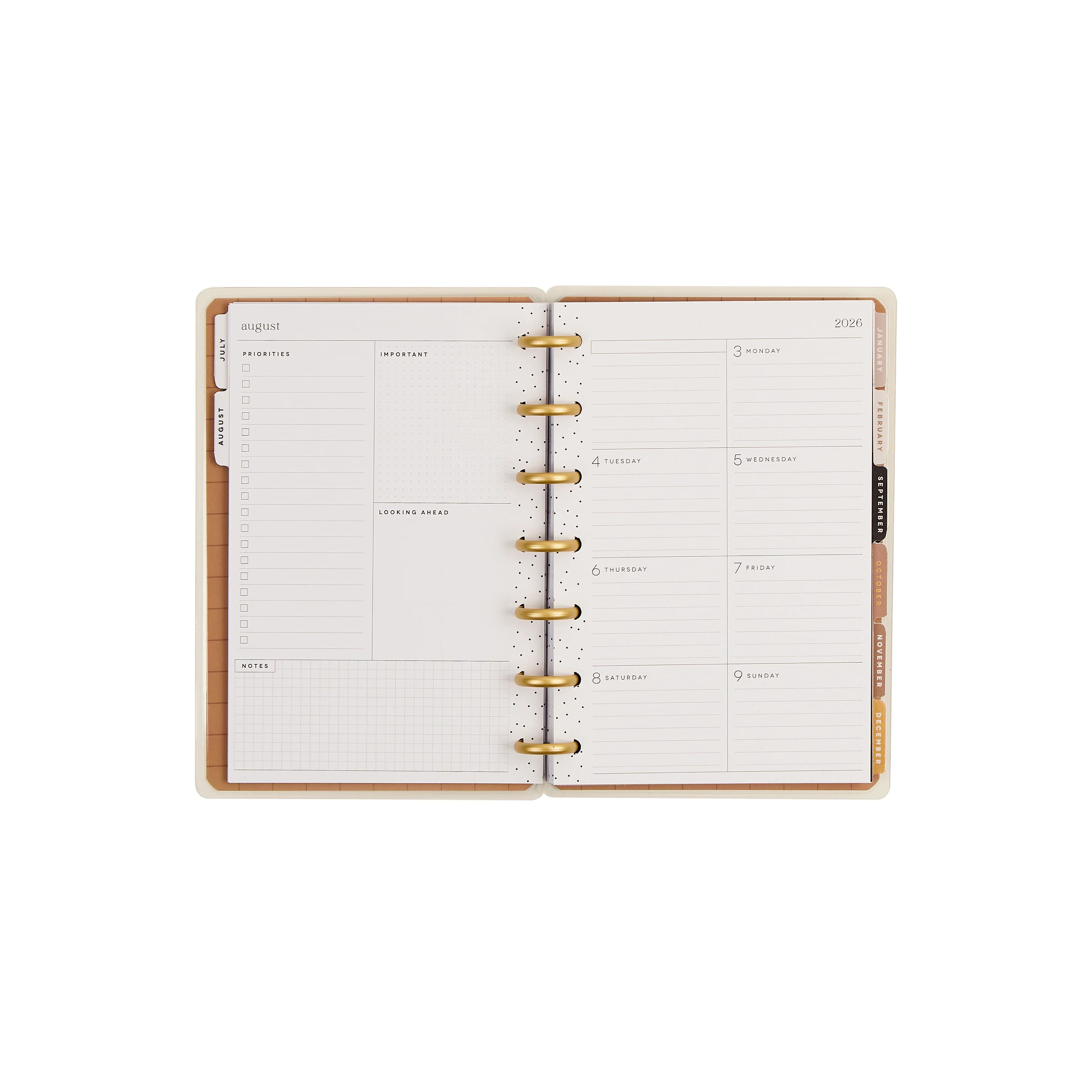 2026–2027 Chalkboard Charm Customizable Planner - Mini Dashboard Layout - 12 Months - Image 13